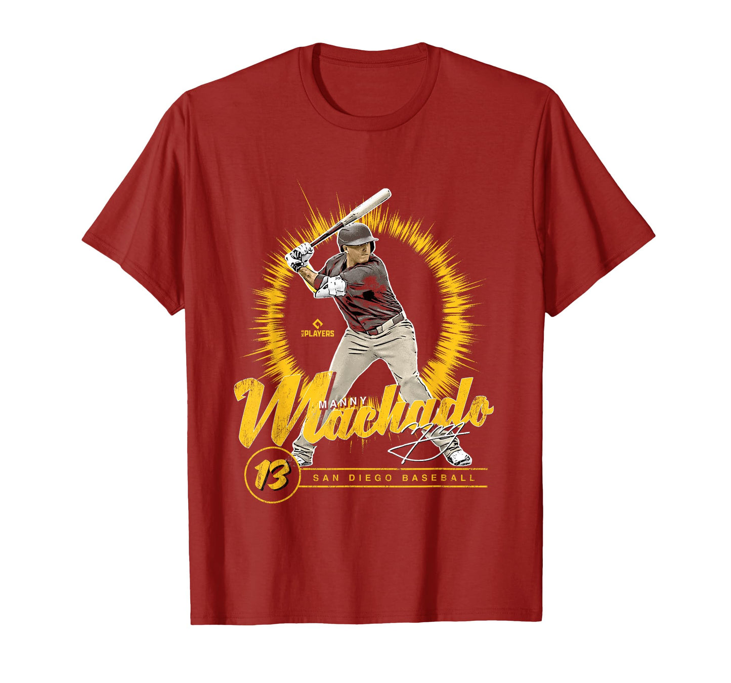 Manny Machado | San Diego MLB Baseball Players| MLBMMA305N T-Shirt