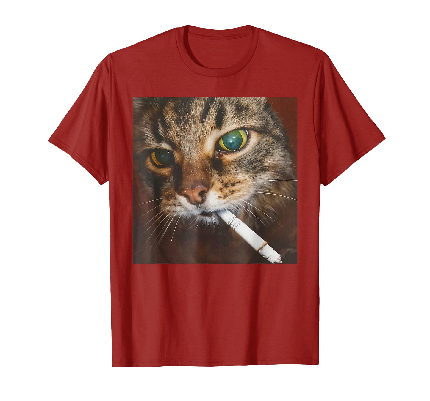 Funny Smoking Cat Meme T-Shirt