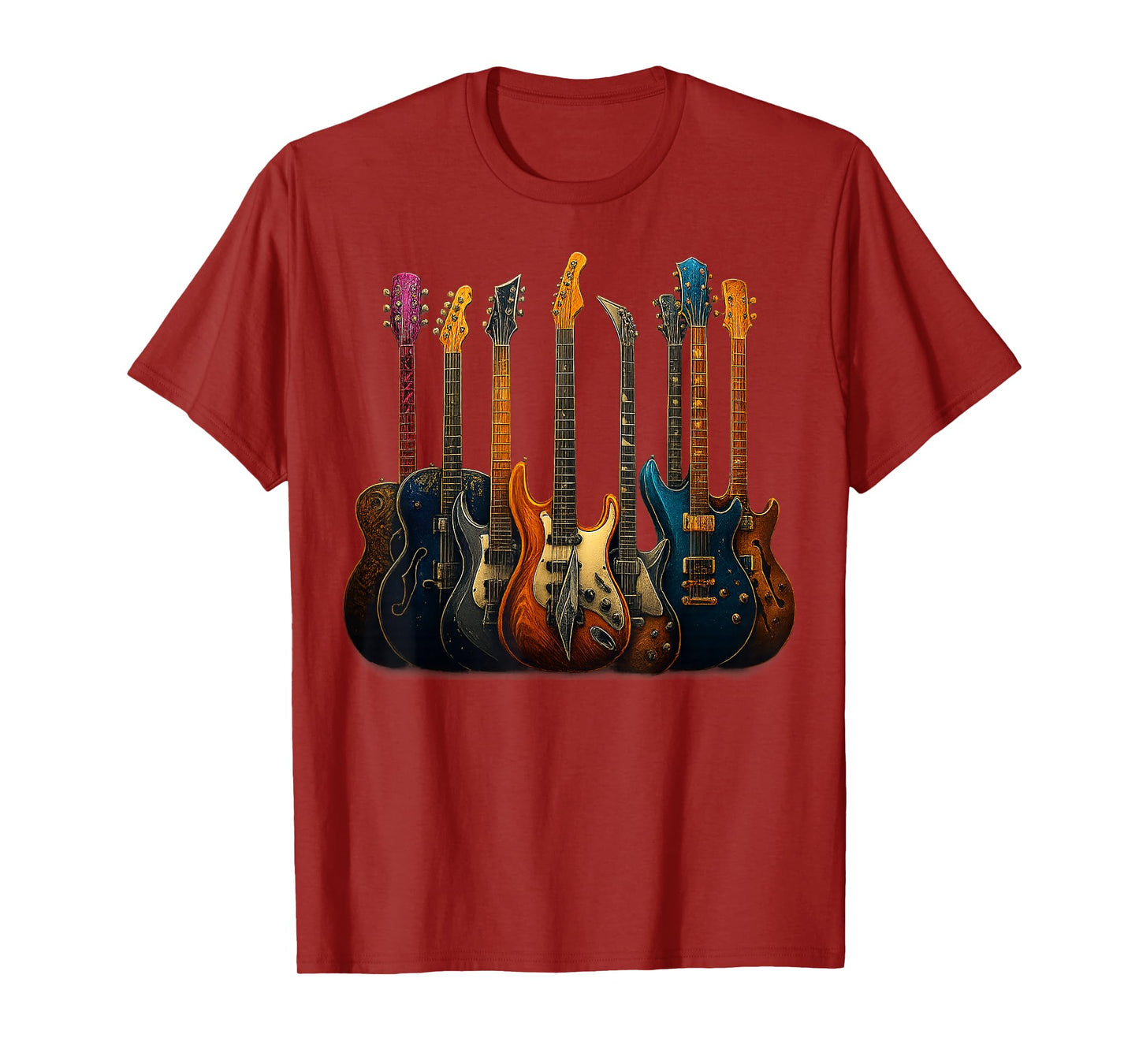 Guitars Guitarists Music Guitar Gifts For Men Women Boy Kid T-Shirt