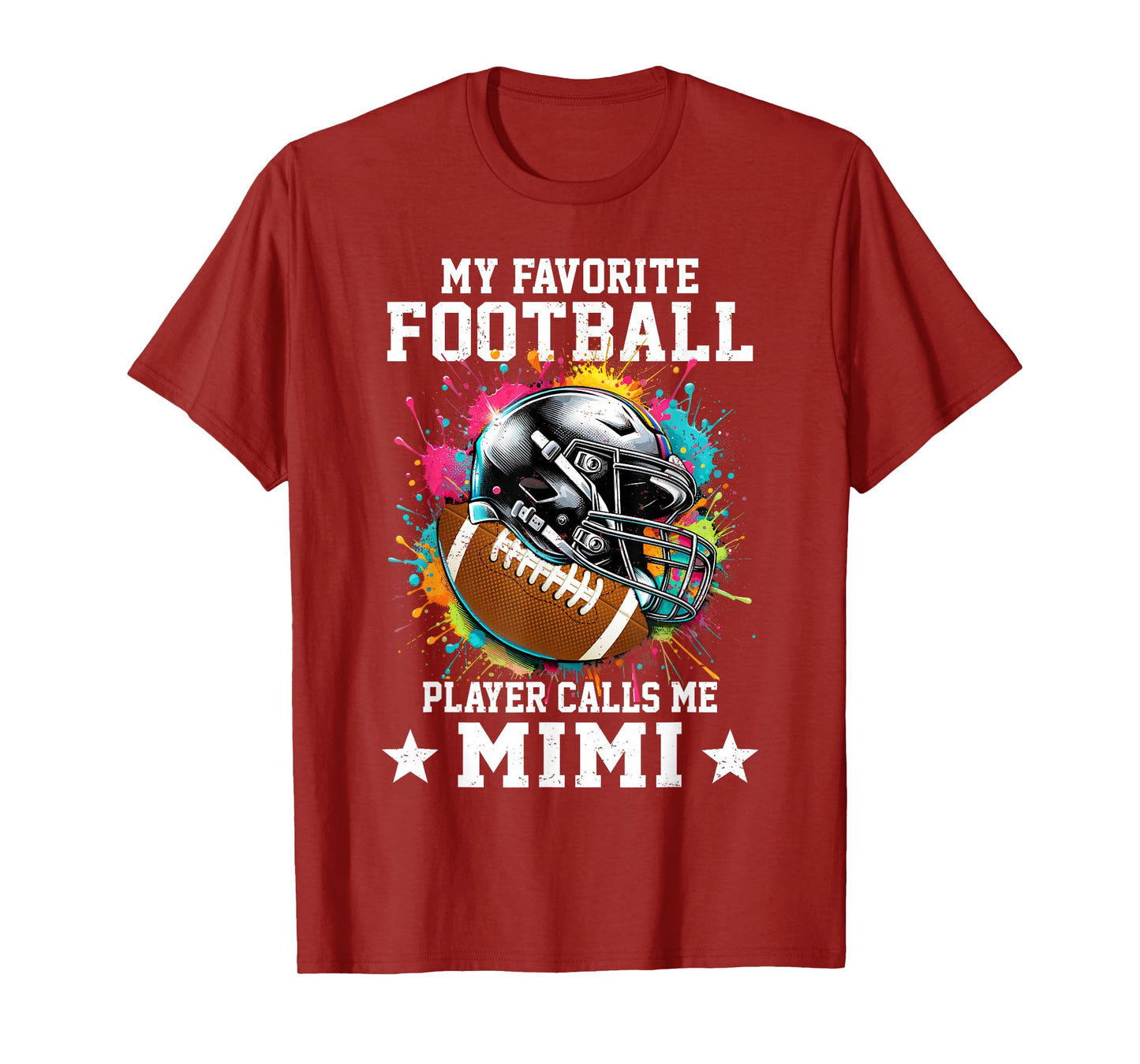 My Favorite Football Player Calls Me Mimi Mothers Day T-Shirt