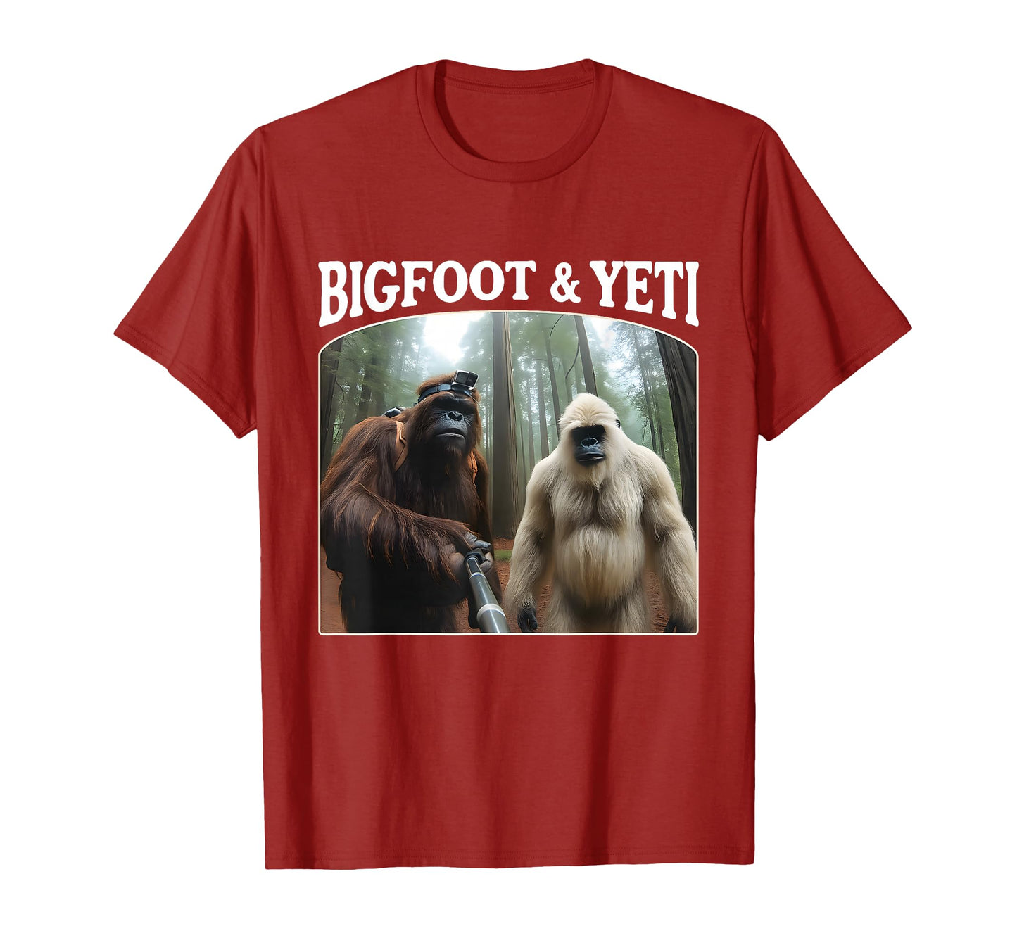 Bigfoot & Yeti Funny Sasquatch Bigfoot Vlogs for Hikers T-Shirt