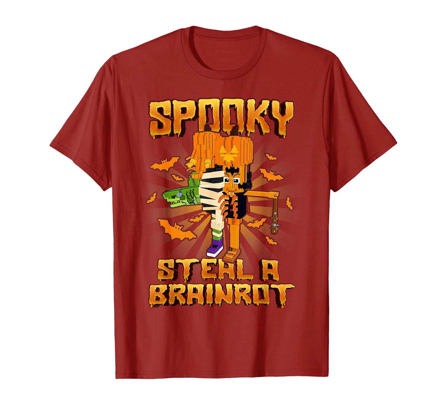 Funny Spooky Combinasion Halloween Brainrot for Boys Kids T-Shirt