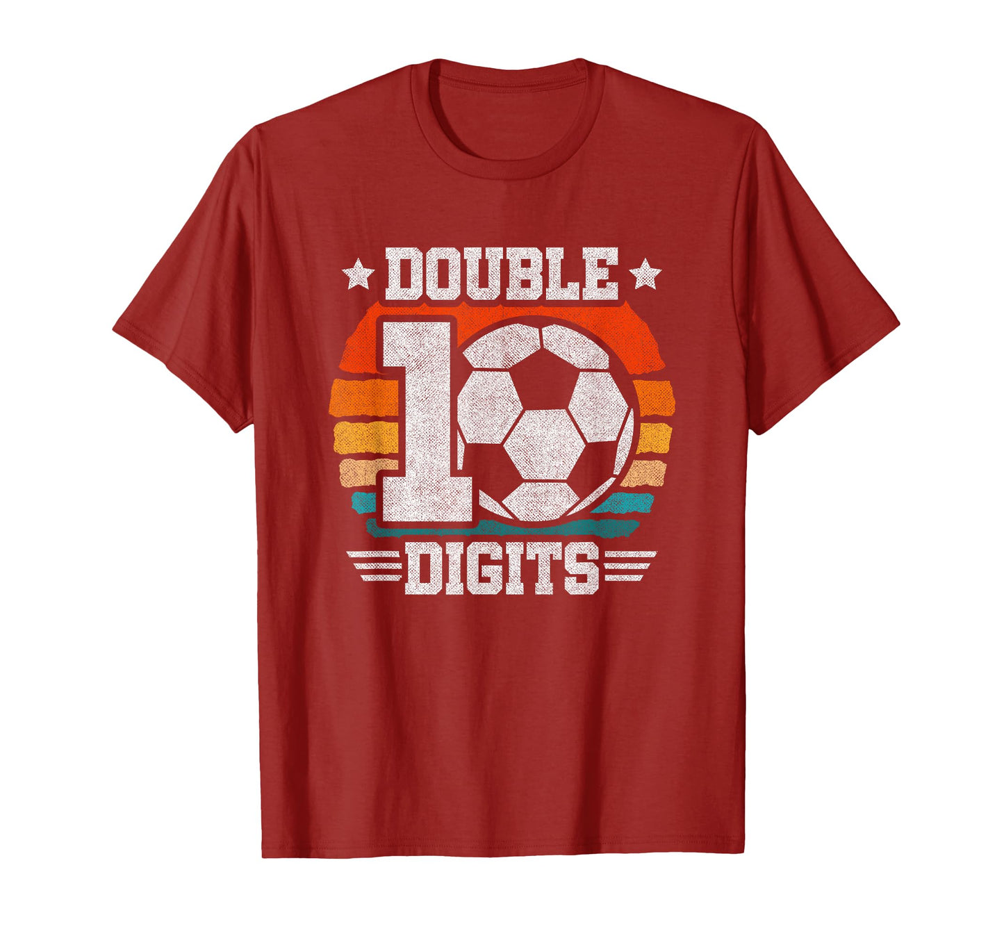 Soccer Birthday - Double Digits 10 Year Old - 10th Birthday T-Shirt