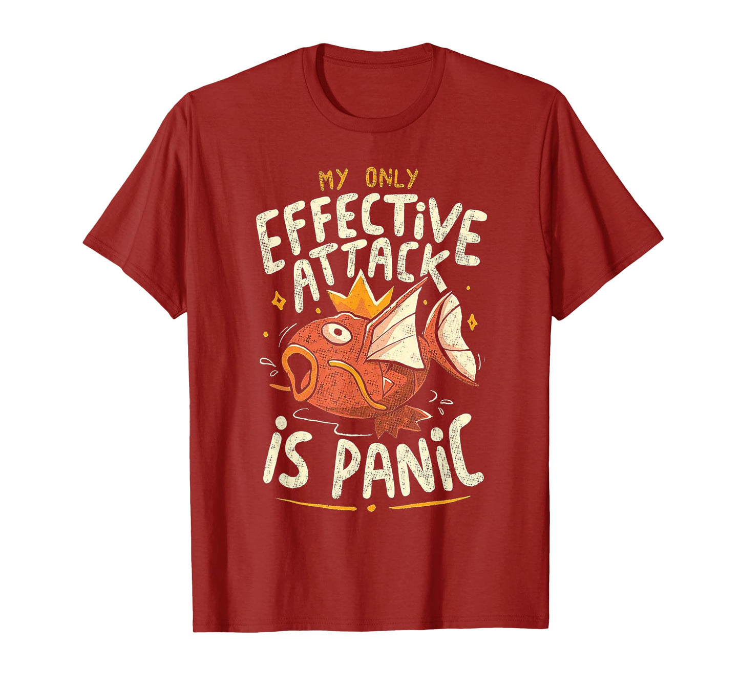 Fish My Only Effective Attack Is Panic T-Shirt
