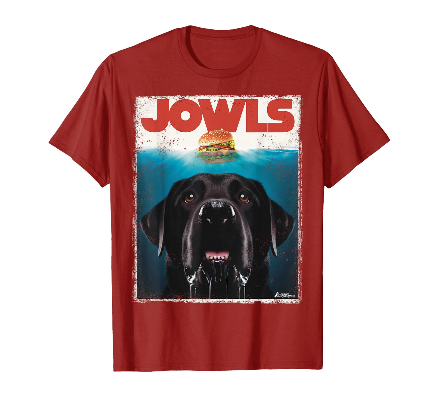 Funny Black Lab Jowls Tee, Labrador Retriever Mom Top, Dad T-Shirt