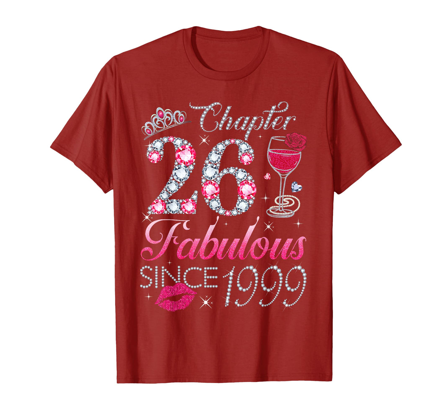Chapter 26 Fabulous Since 1999 26Th Birthday Gift For Women T-Shirt