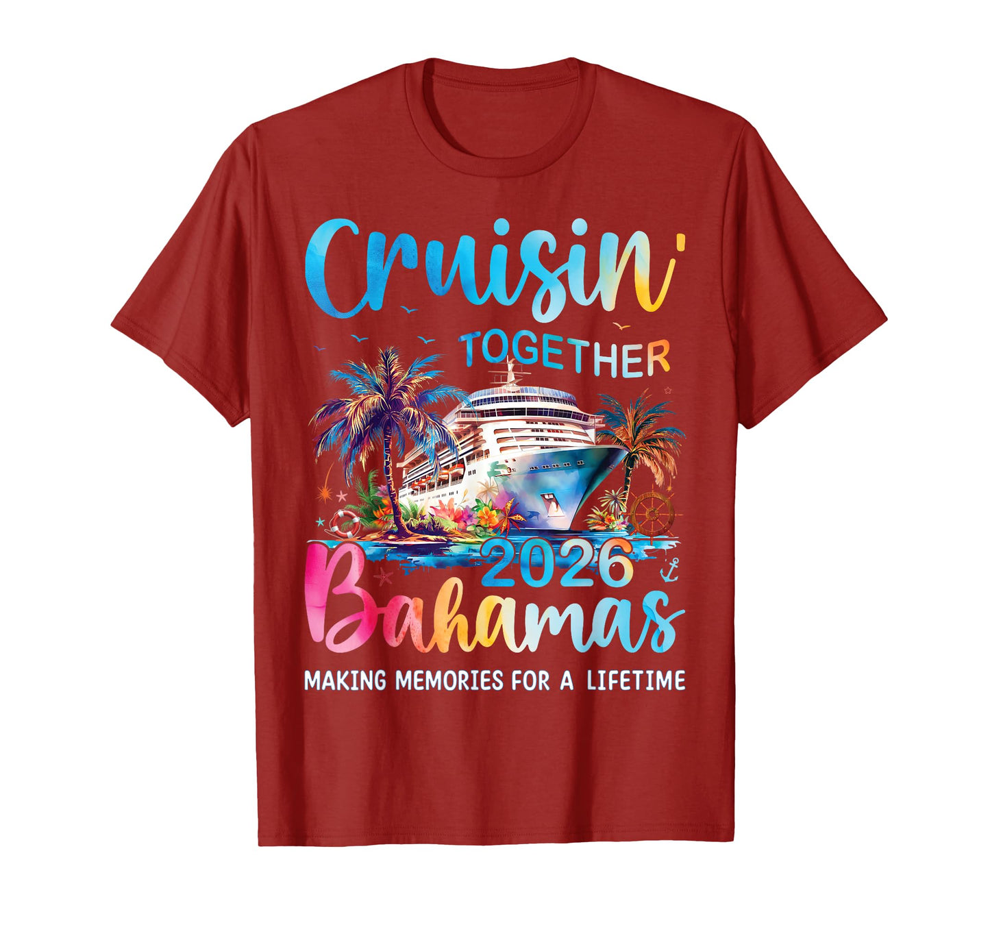 Cruisin Together Bahamas 2026 Family Cruise Vacation T-Shirt