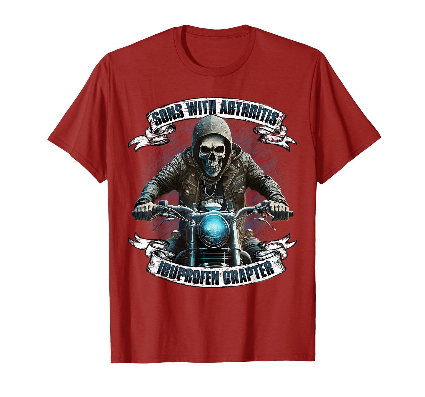 Sons with Arthritis Ibuprofen Chapter Motorcycle Biker T-Shirt