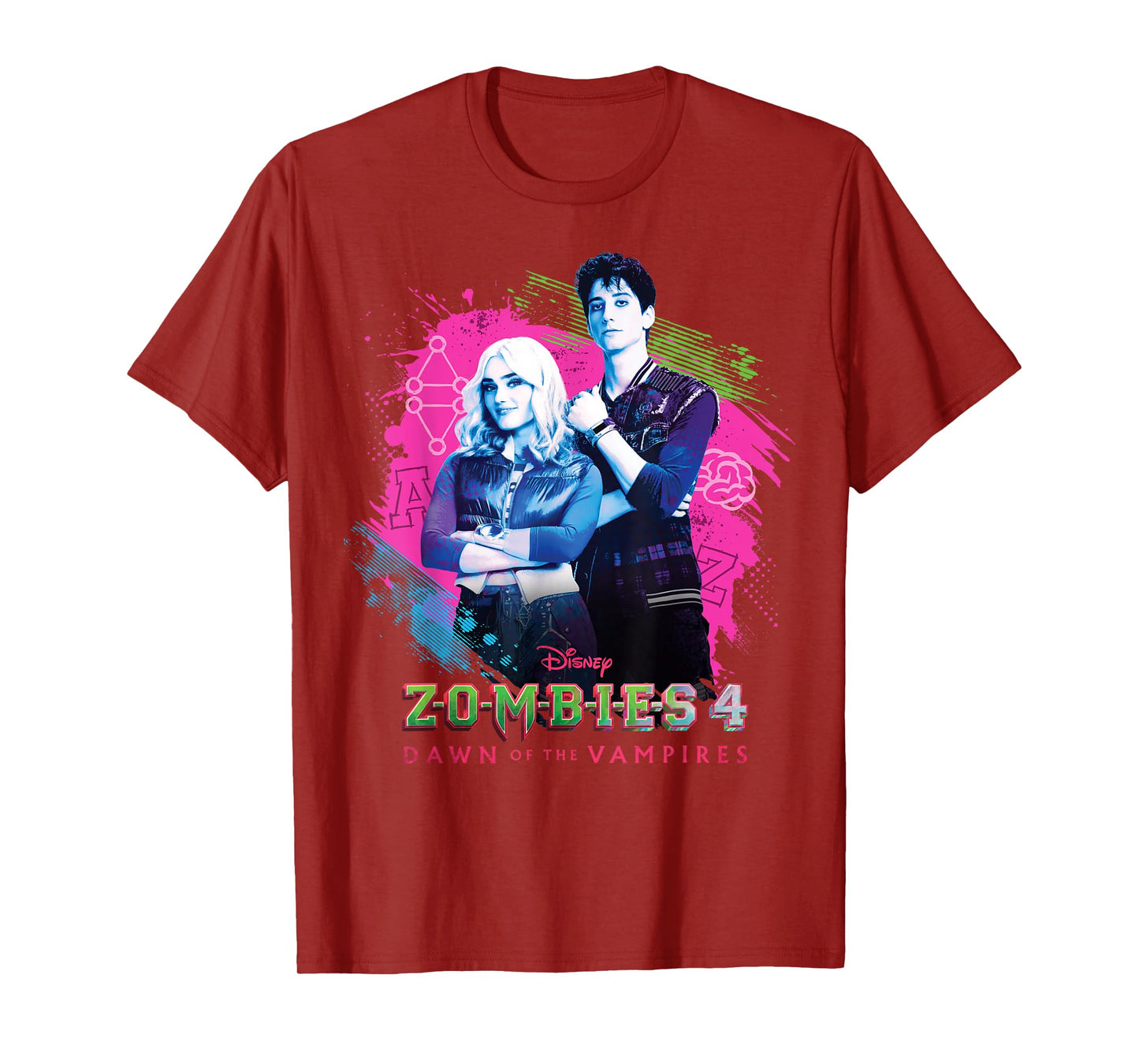 Disney ZOMBIES 4: Dawn of the Vampires Movie Zed & Addison T-Shirt
