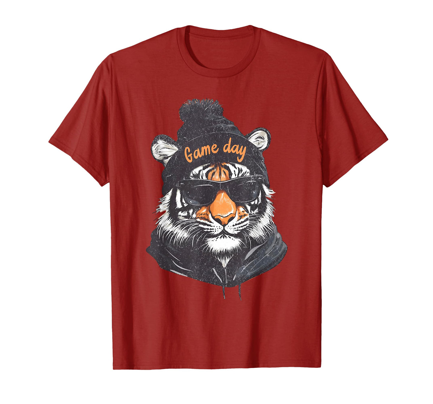Touchdown American Football Game Day Thanksgiving Tiger Cool T-Shirt