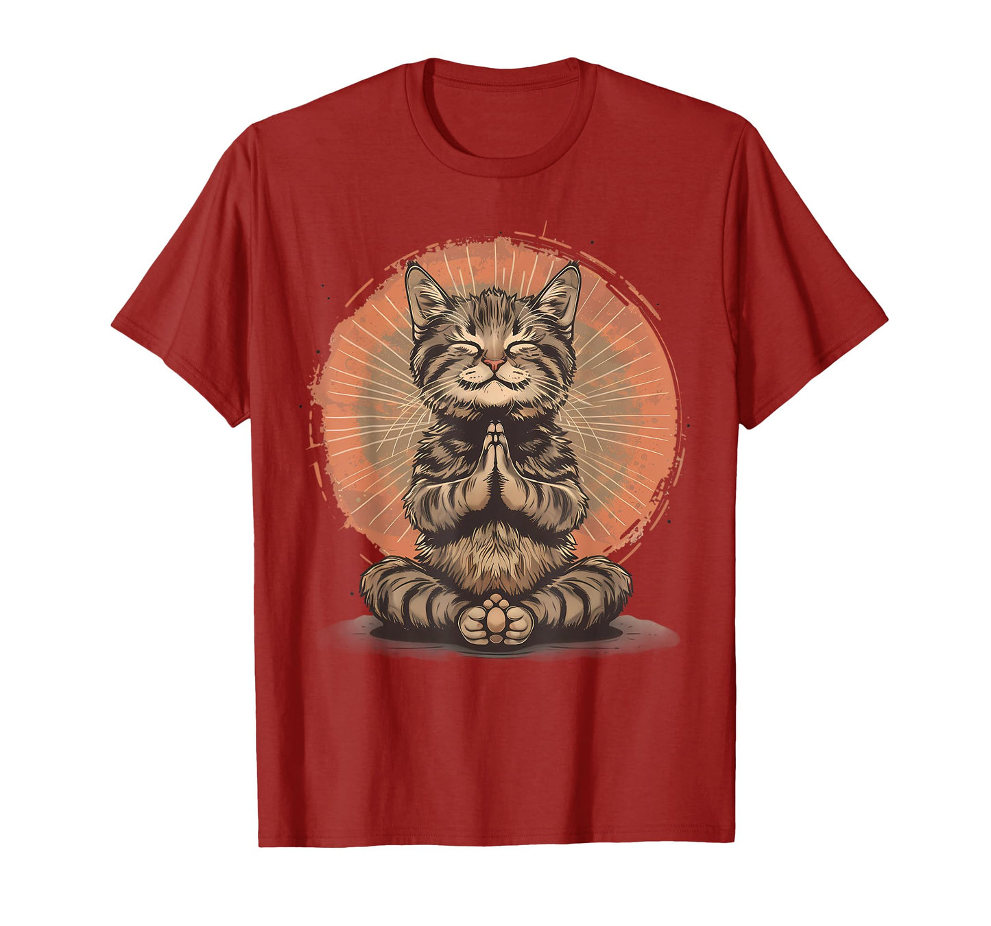 Cat Meditation Zen Buddha Hindu Buddhist Spirituality T-Shirt