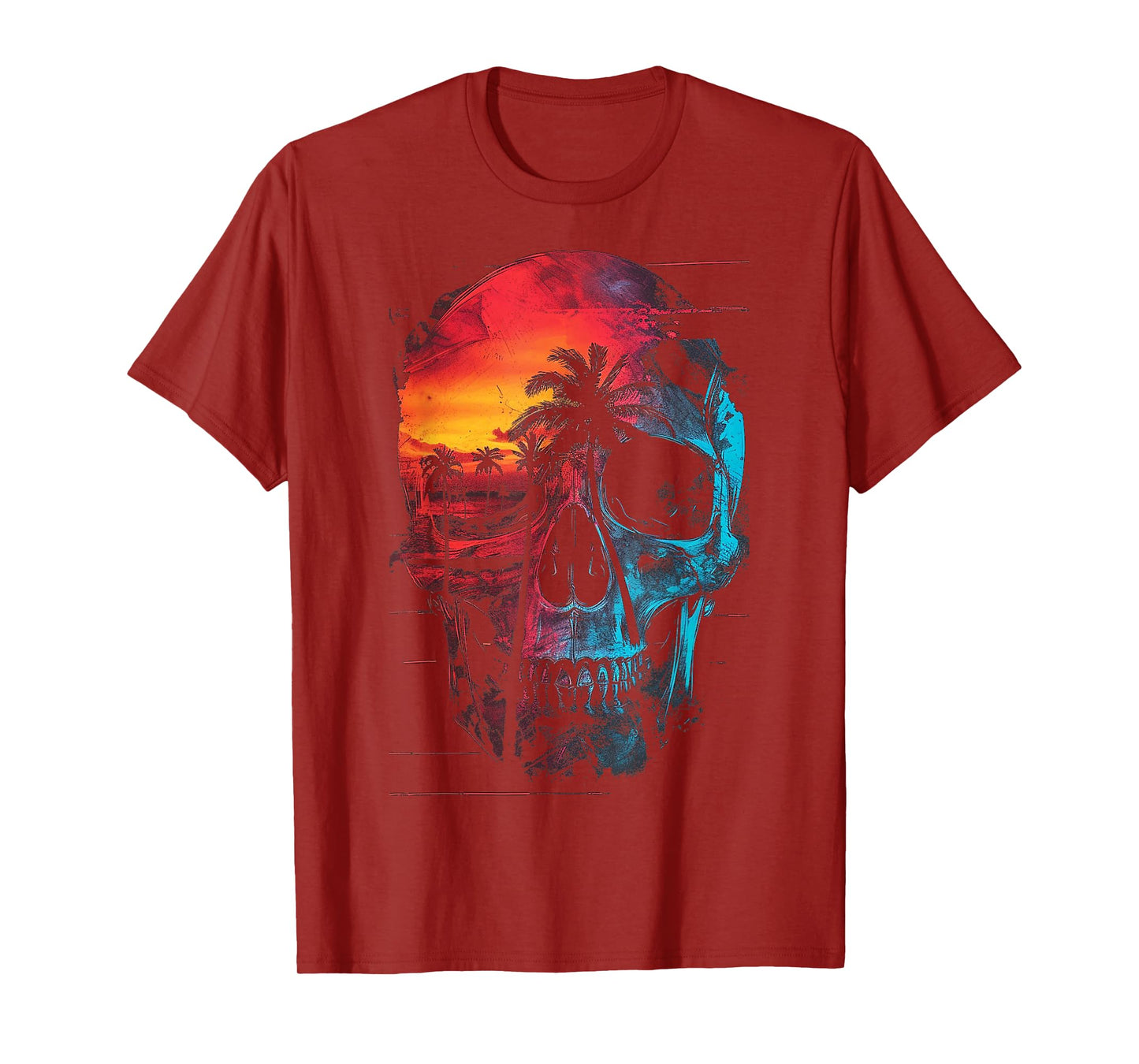 Beach Skull | Men Women XS - 6XL | Graphic T-Shirt