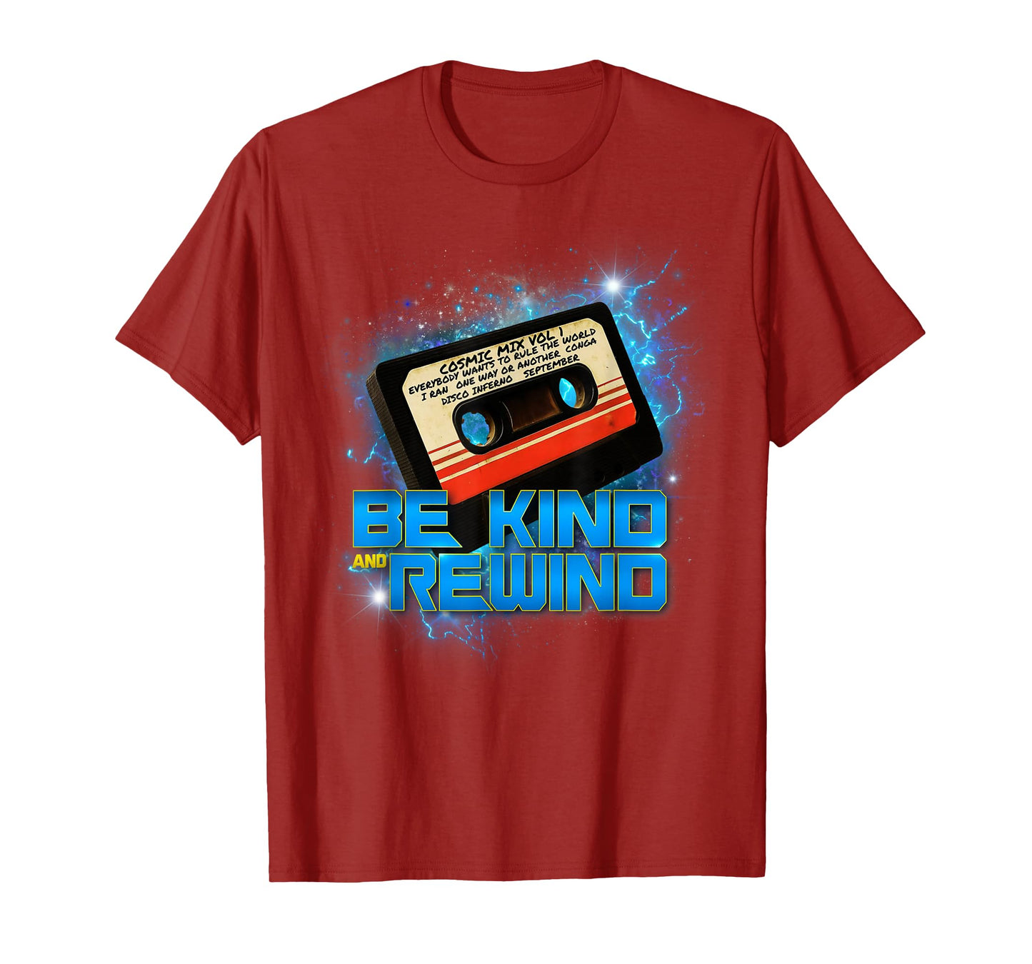 Be Kind and Rewind Retro Cassette Cosmic Remix T-Shirt