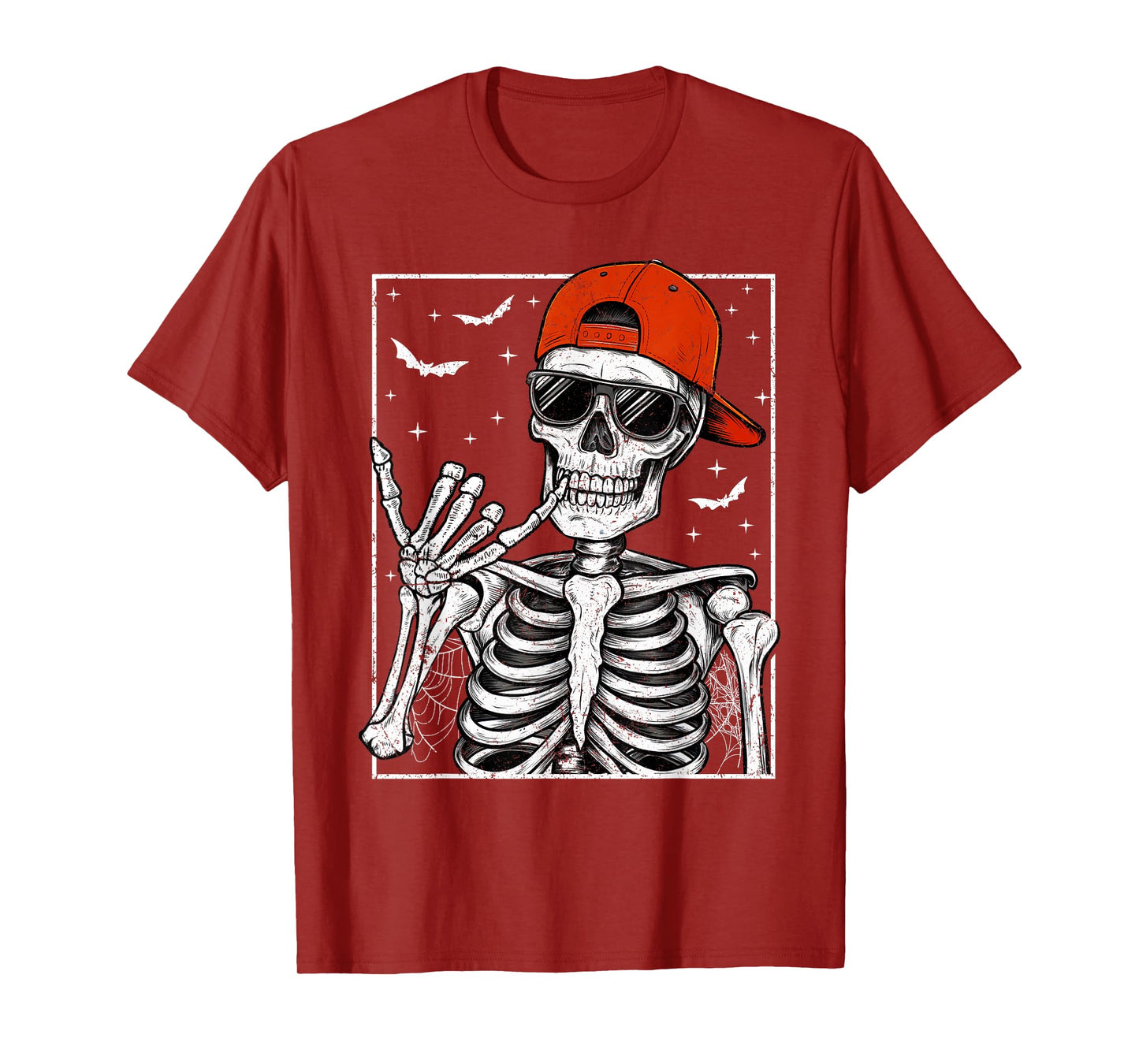 Skeleton Rock Hand Halloween Costume Cool Rock Music Rocker T-Shirt