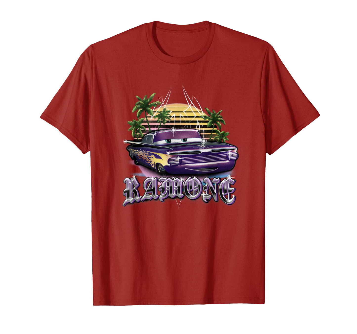 Disney Pixar Cars Ramone Airbrush Style Poster T-Shirt