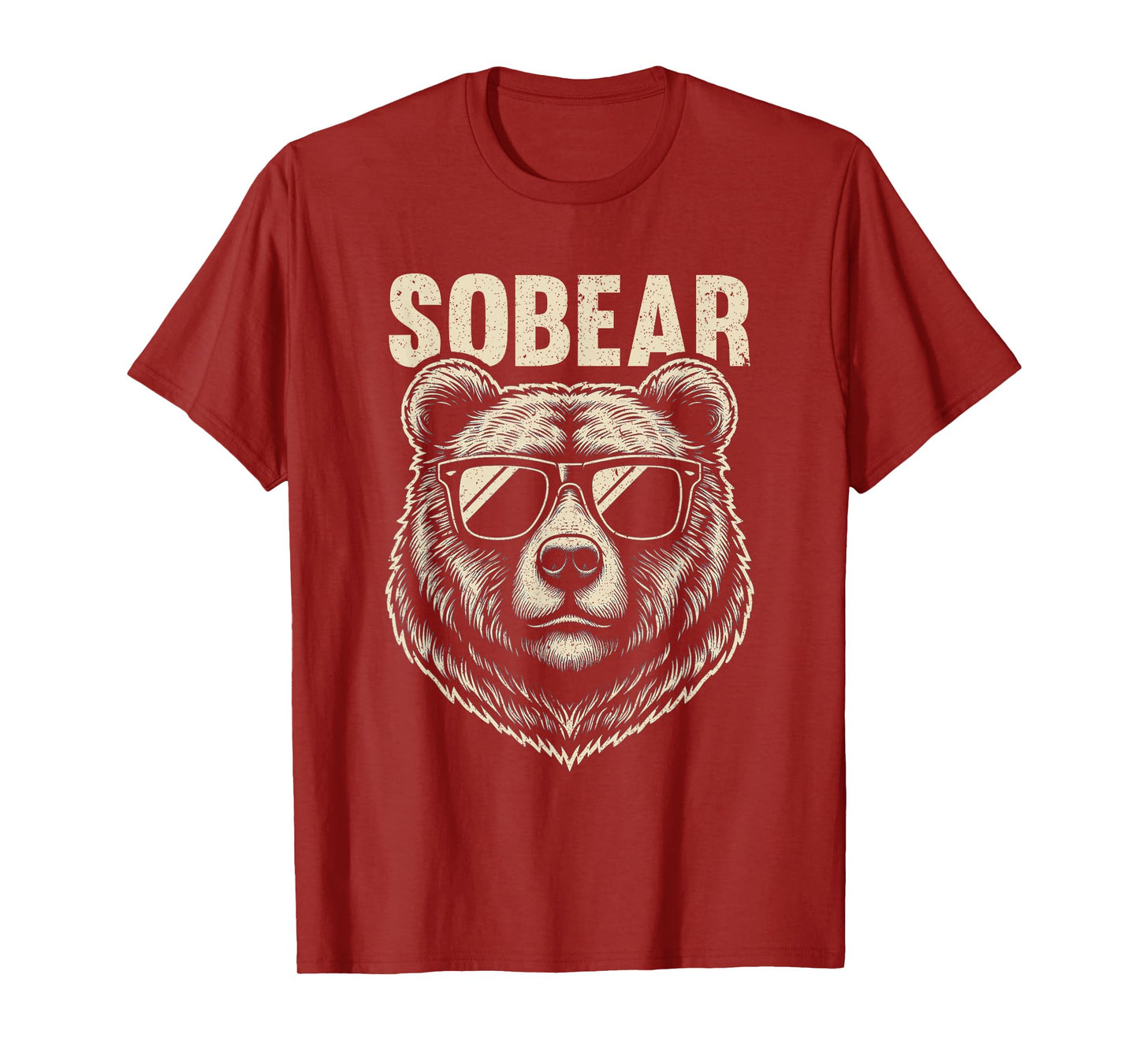 Sobriety Anniversary Sober AA NA Recovery Sobear T-Shirt