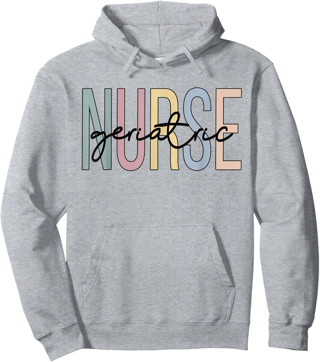 Geriatric Nursing Boho Geriatric Nurse Hoodie - Hoodie | Ash