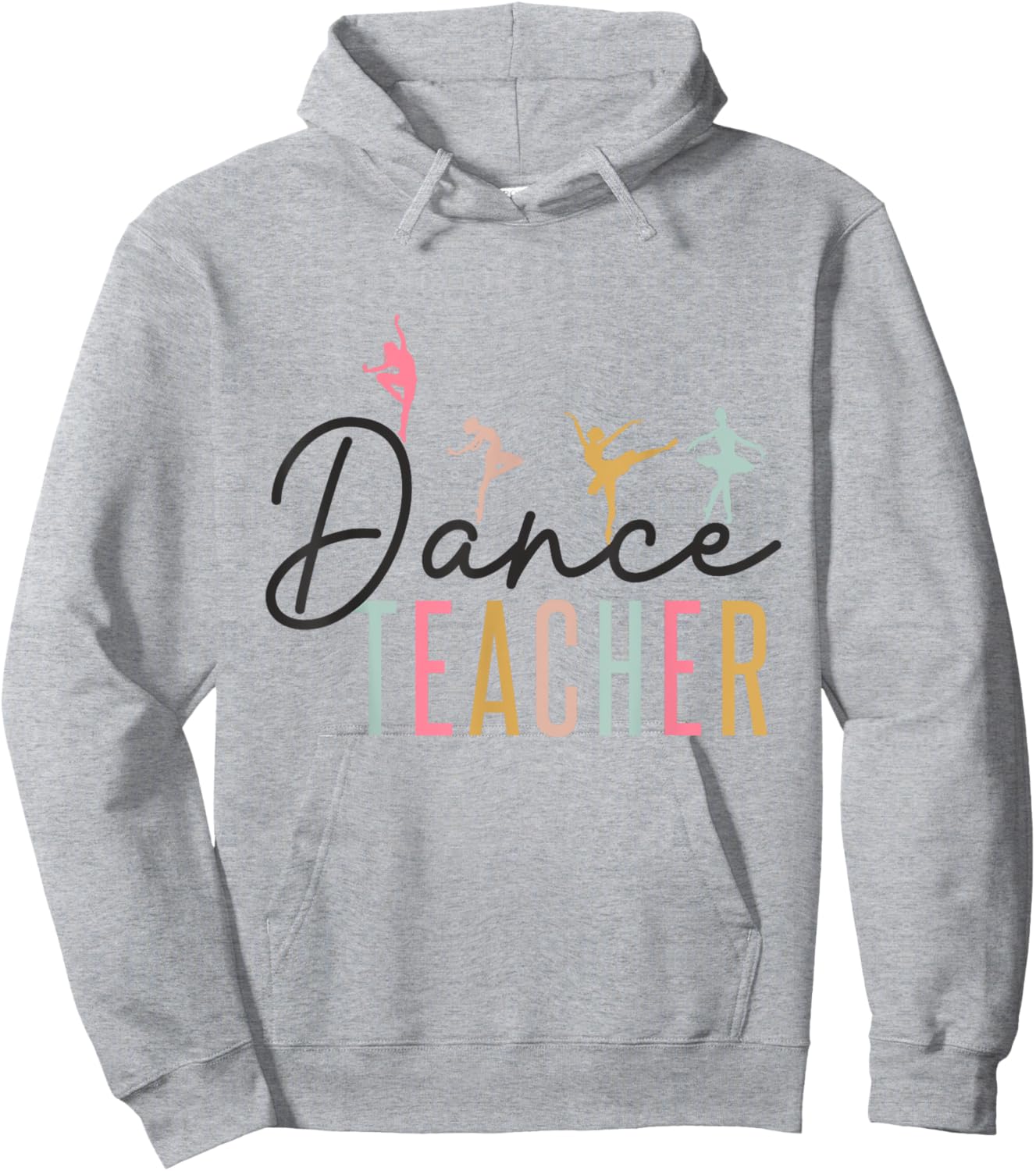 Boho Vintage Dance Teacher Appreciation Back To School Hoodie - Hoodie | Ash