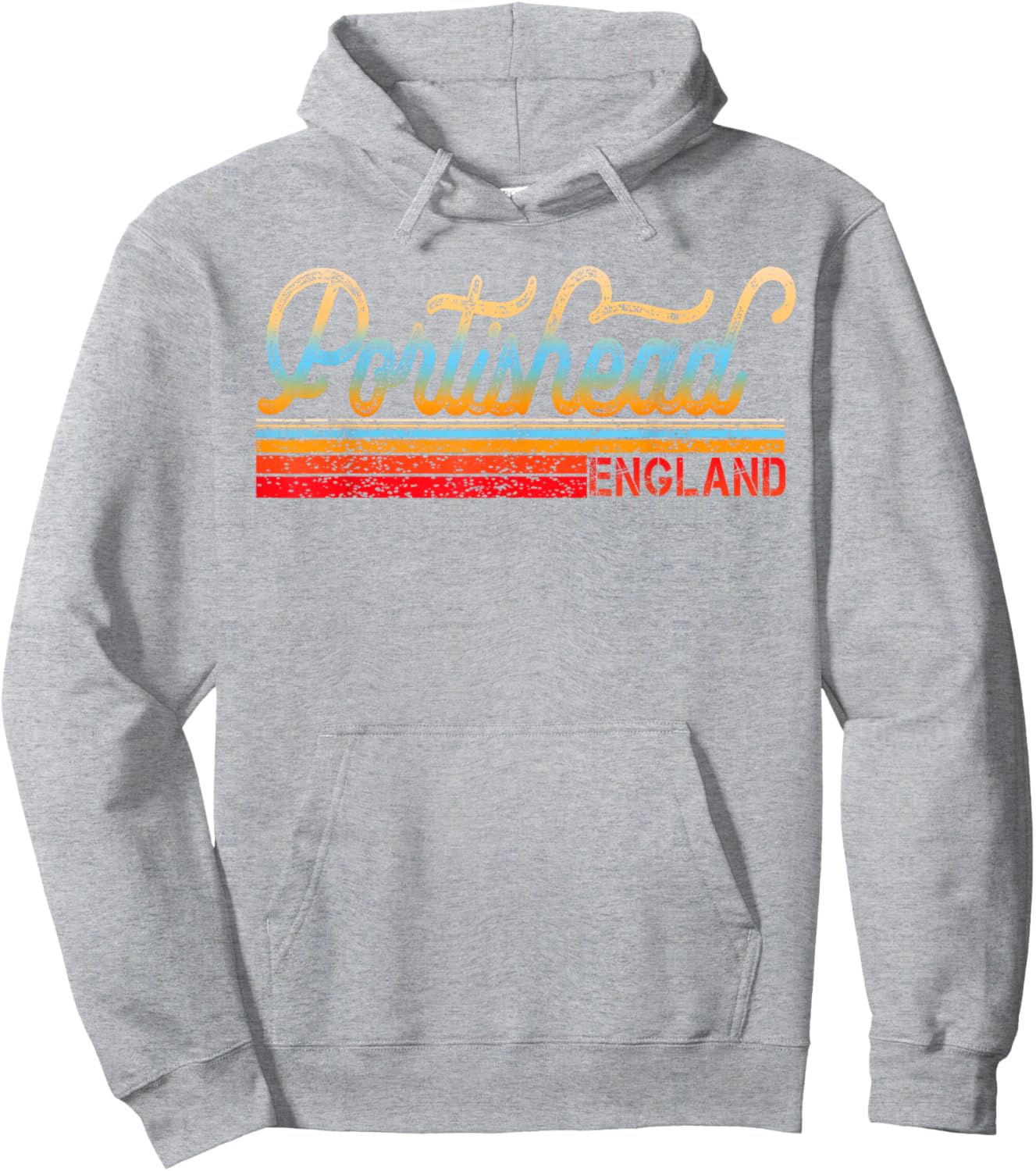Retro Vintage Portishead Vintage 80s Styl Portishead England Hoodie - Hoodie | Ash