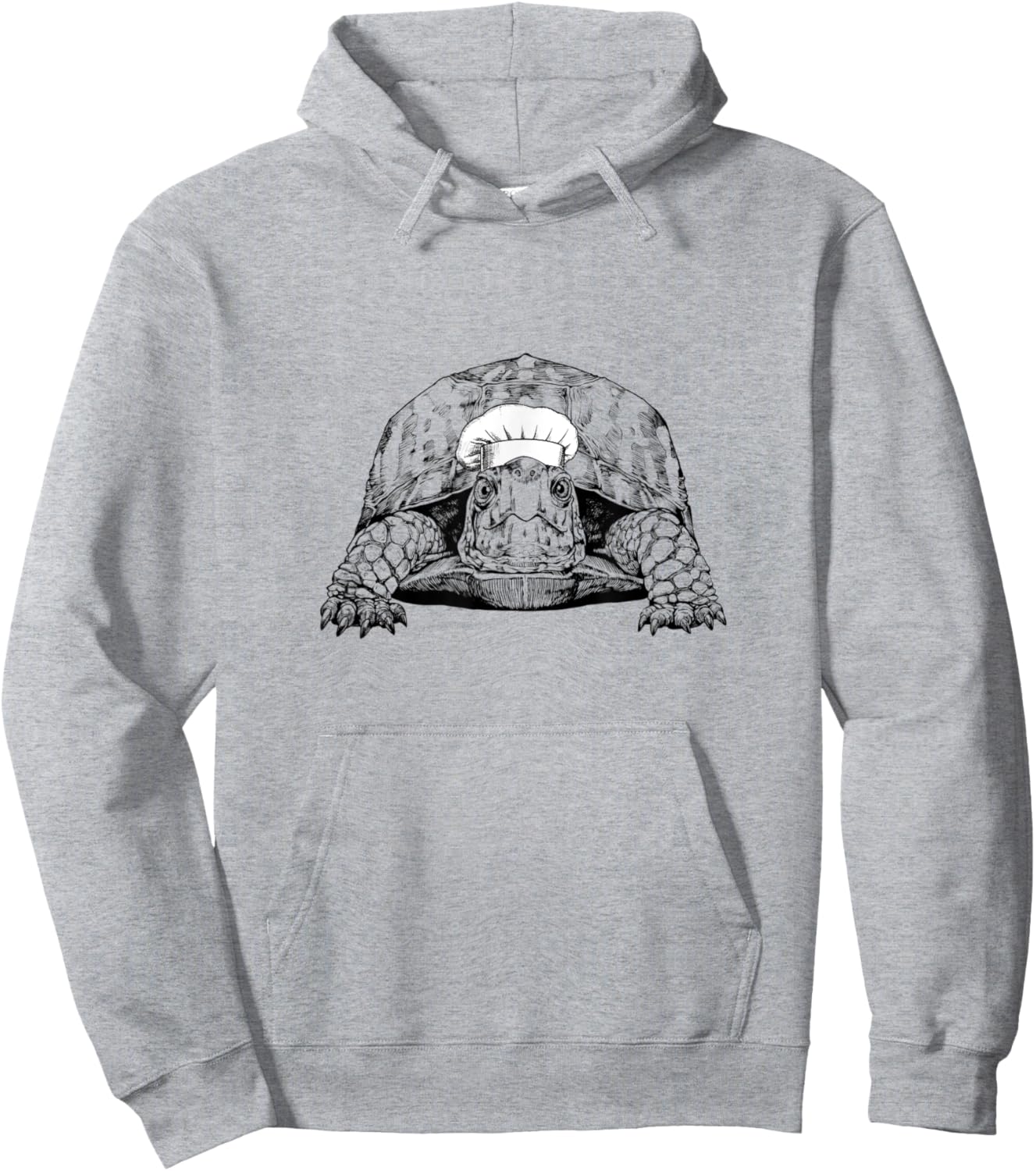 Eastern Box Turtle Animal Chef Funny Cooking Cook Hoodie - Hoodie | Ash