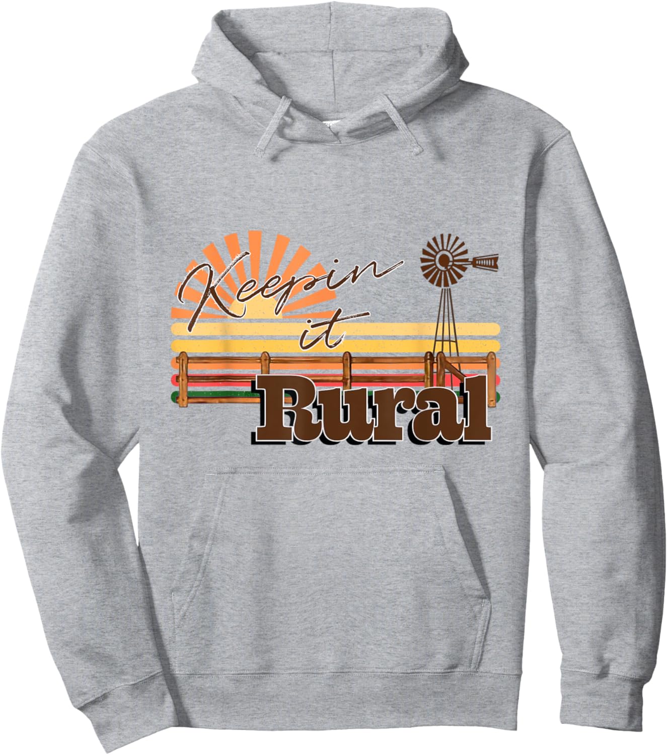 Keeping it Rural - agriculture farming Hoodie - Hoodie | Ash