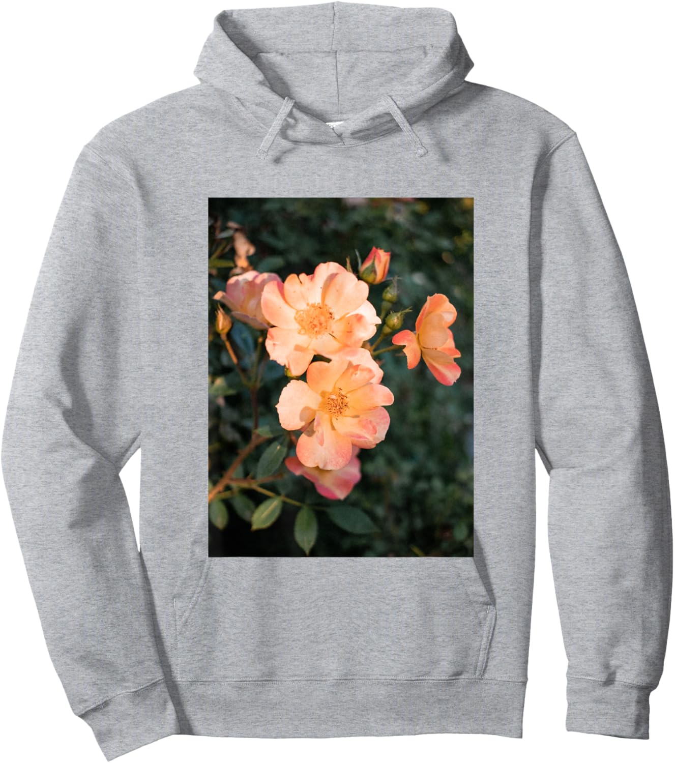 Aesthetic Wildflower Streetwear Flower Fashion Hoodie - Hoodie | Ash