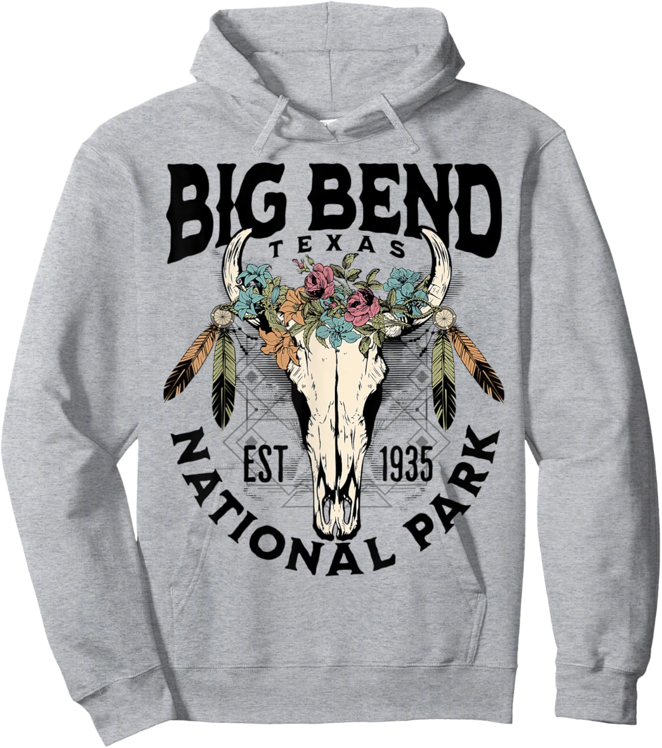Big Bend National Park Texas Nature Outdoors Hoodie - Hoodie | Ash