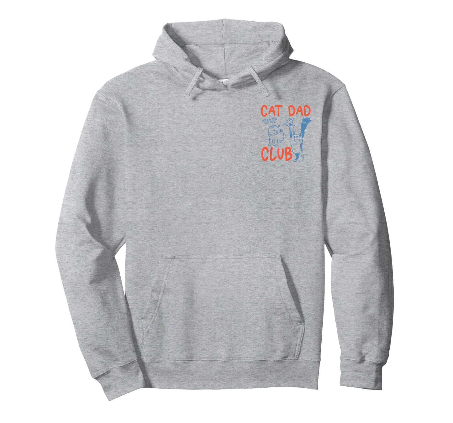Retro Cat Dad Club Life is Better with Cats Funny Cat Lover T-Shirt