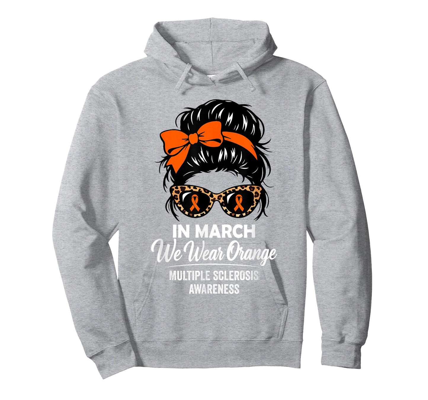 in March We Wear Orange MS Multiple Sclerosis Awareness T-Shirt