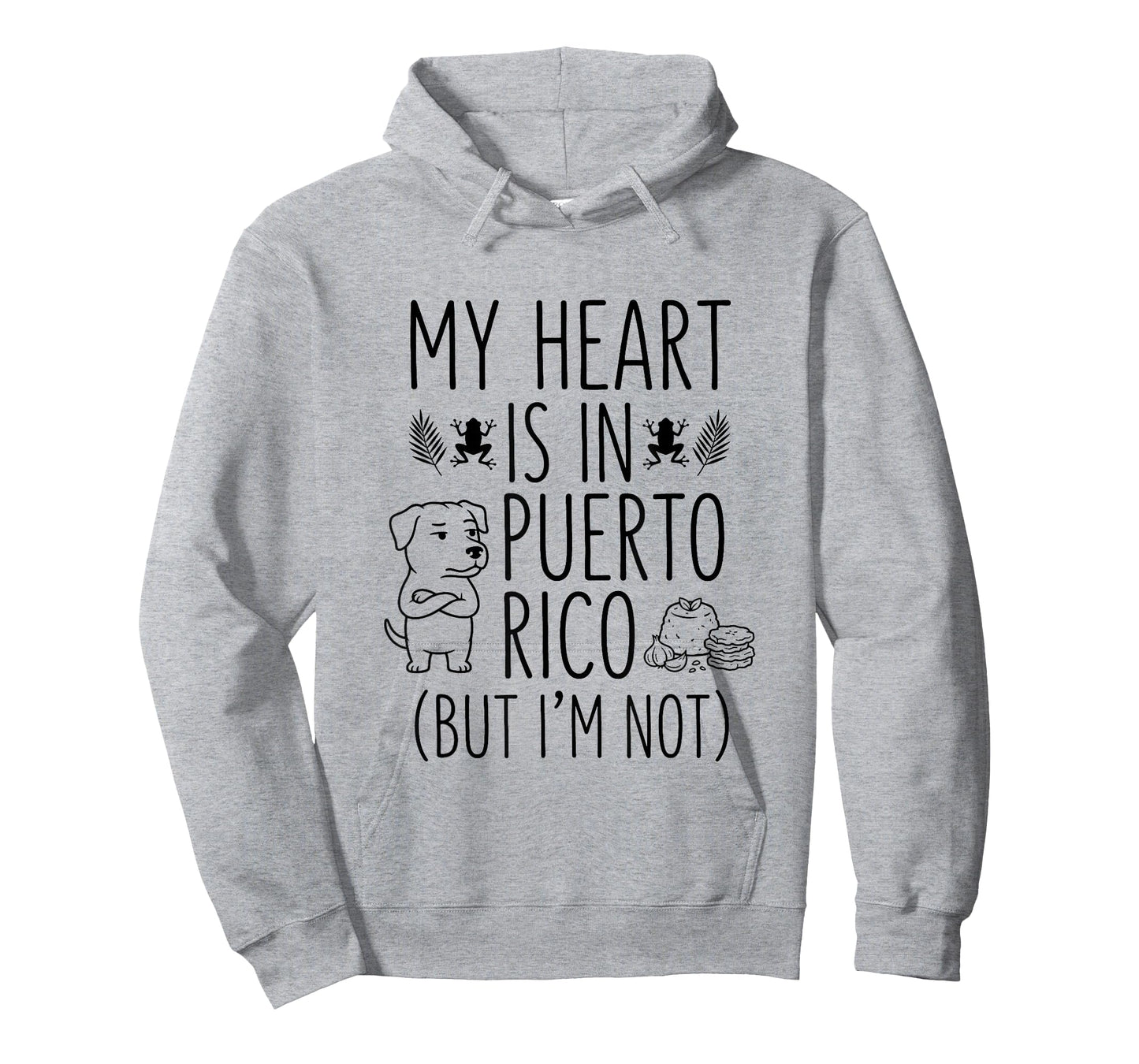 My Heart is in Puerto Rico (But I Am Not) - Puerto Rican T-Shirt