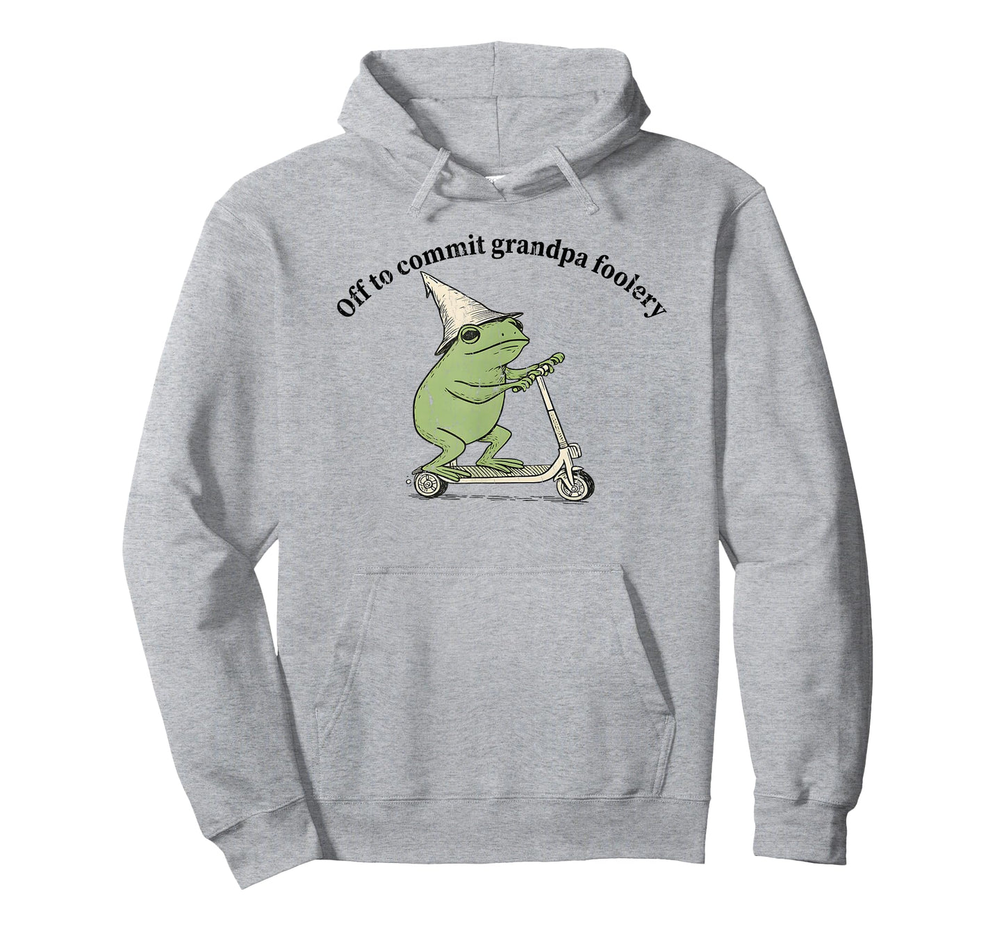 Off to Commit Grandpa Foolery, Grandpa Frog T-Shirt