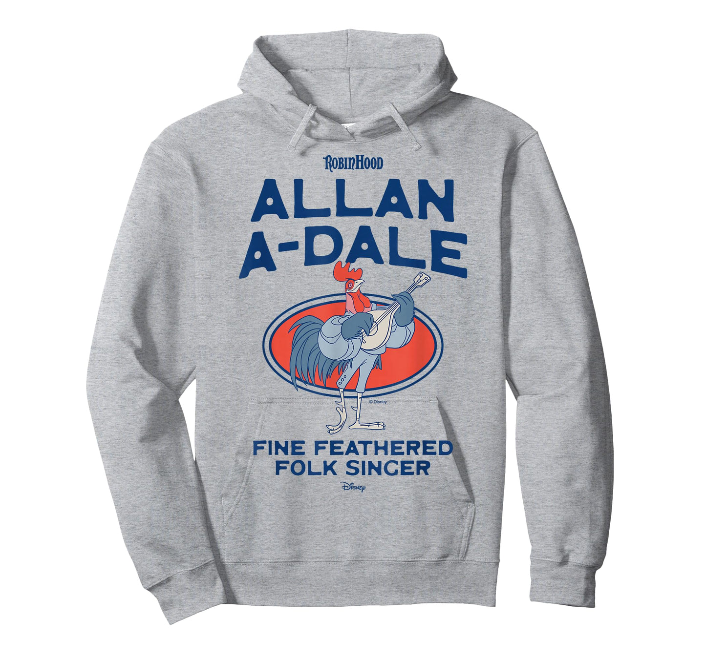 Disney Robin Hood Allan-A-Dale Folk Singer Retro T-Shirt