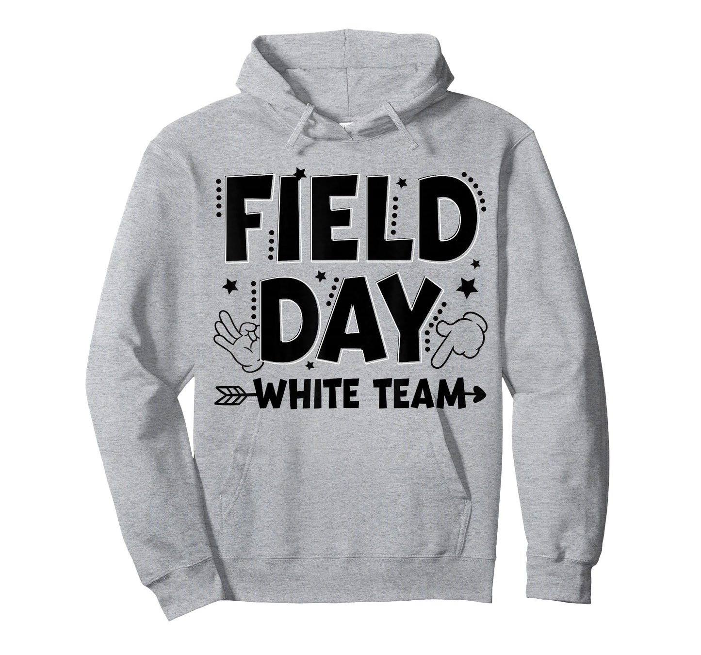 White Team Field Day Color Game Competition Men Women Kid T-Shirt