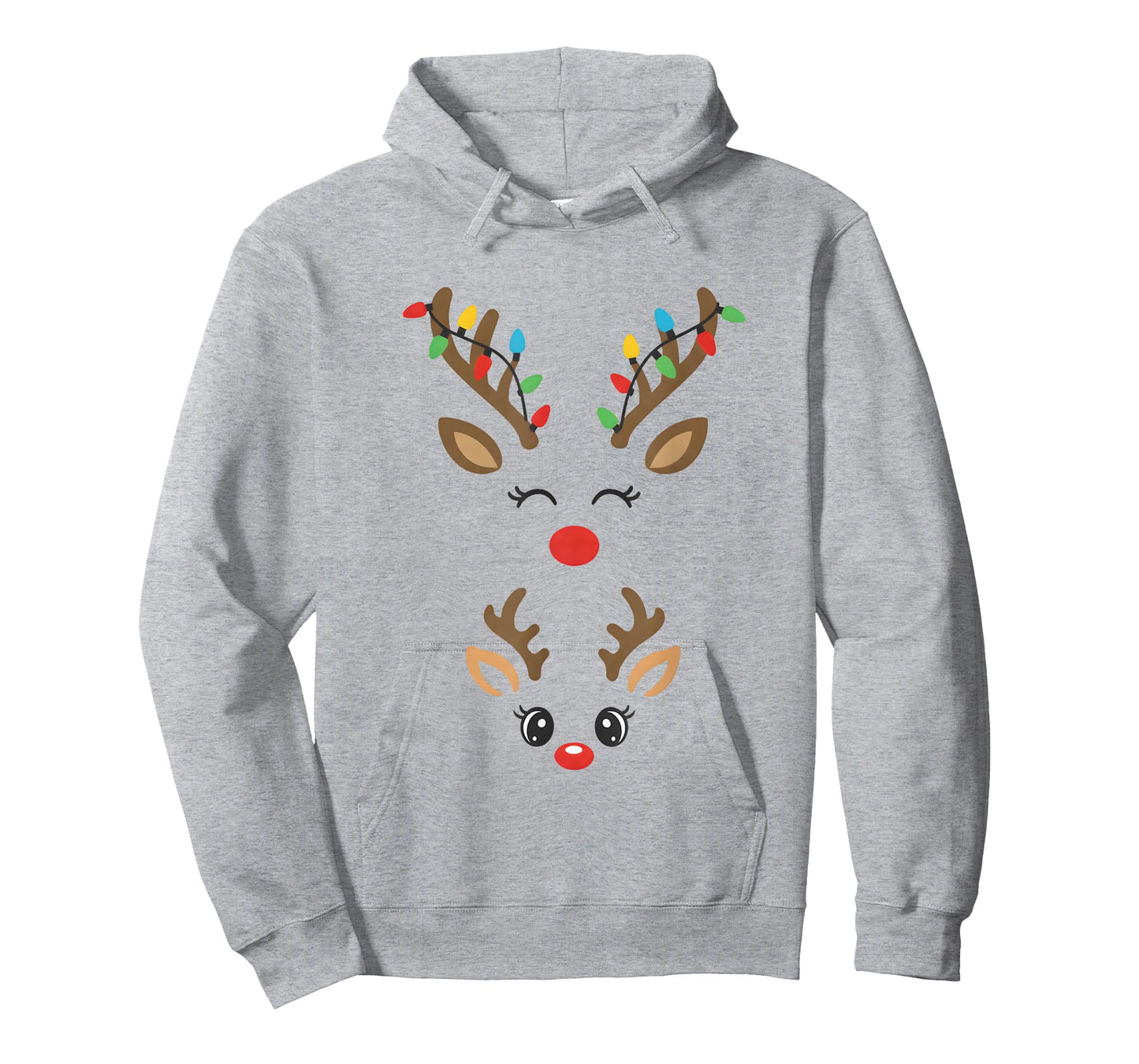Funny Christmas Pregnancy Reindeer Pregnancy Announcement T-Shirt