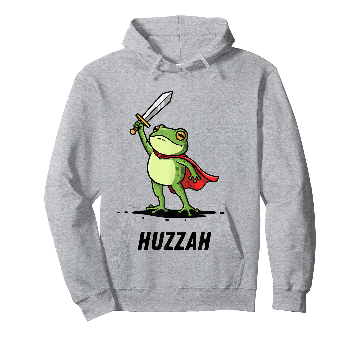Huzzah Frog Knight Funny Sword Meme Quote Men Women T-Shirt