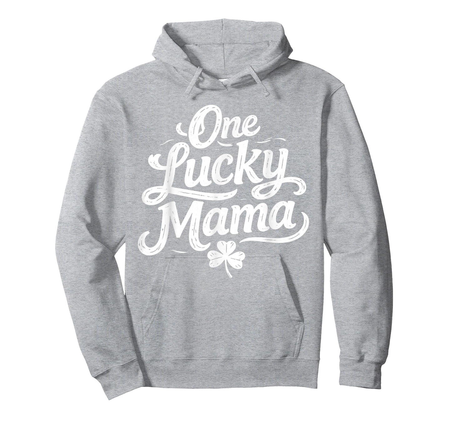 Retro St Patricks Day One Lucky Mama Shamrock T-Shirt