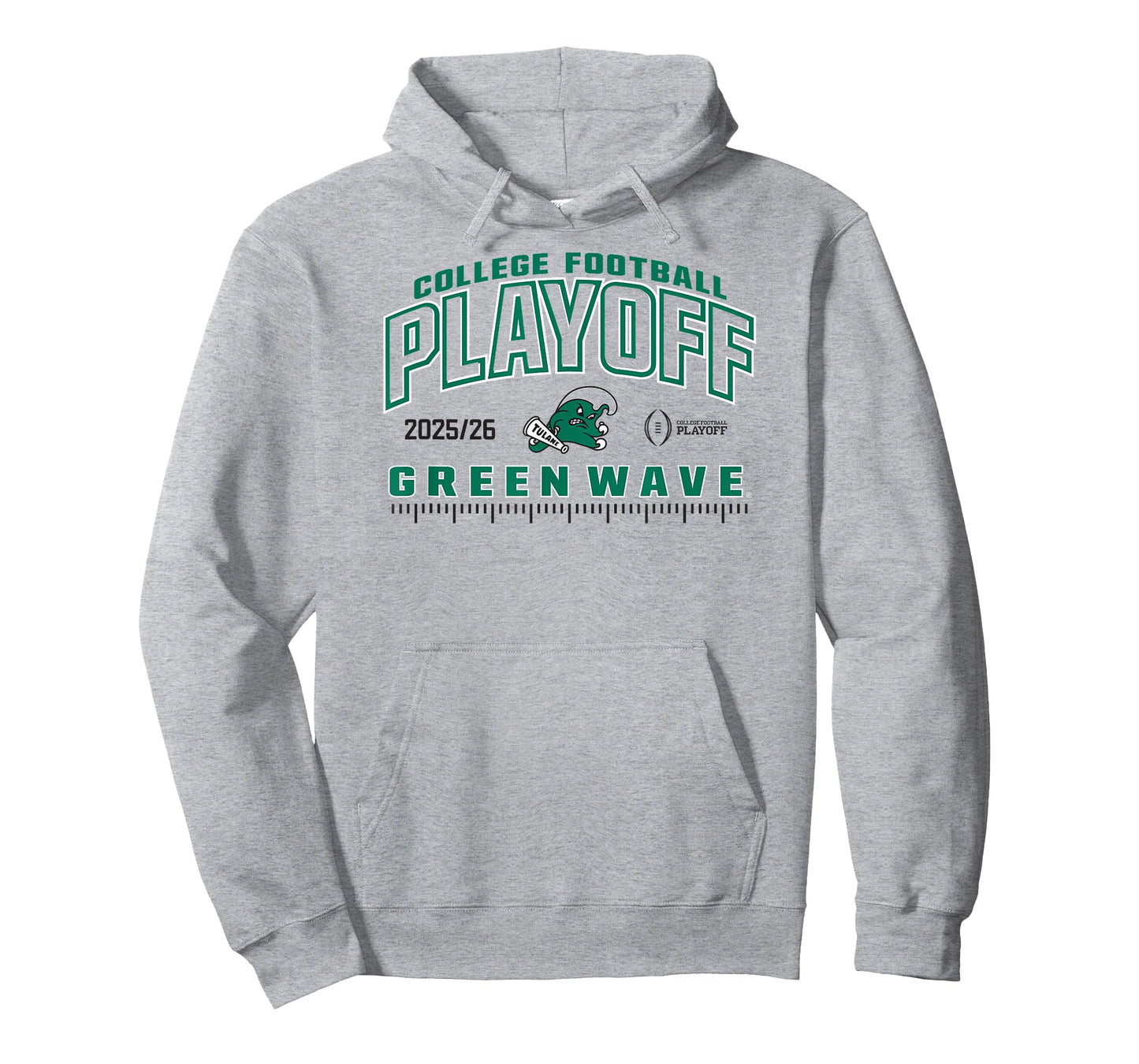 Tulane Green Wave College Football Playoff CFP 2025-26 Blue T-Shirt