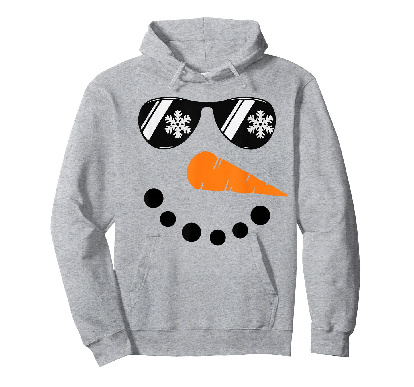 Snowman Face Winter Christmas for Men Boys and Kids T-Shirt