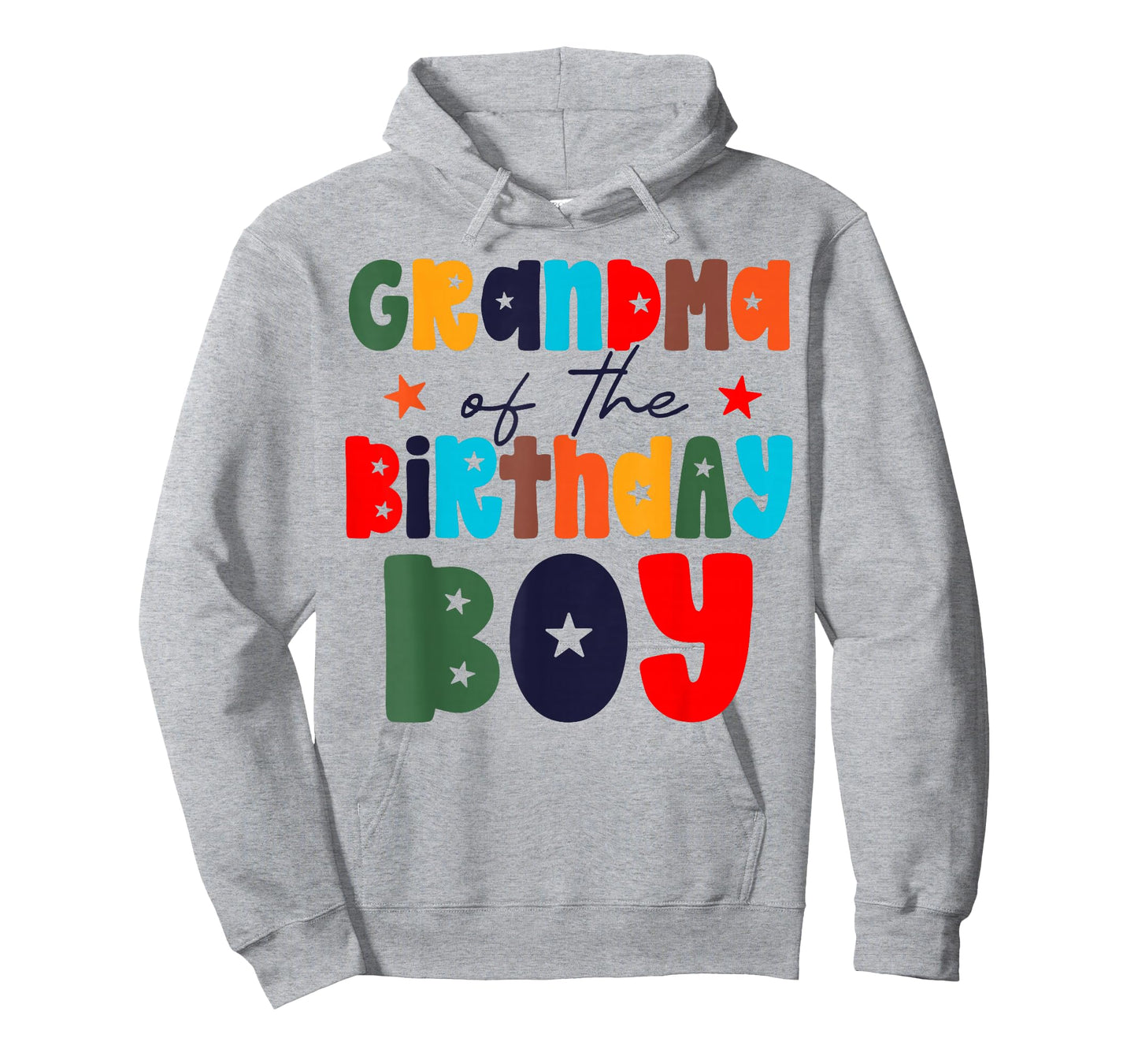 Grandma of The Birthday Boy Matching Family Birthday Party T-Shirt