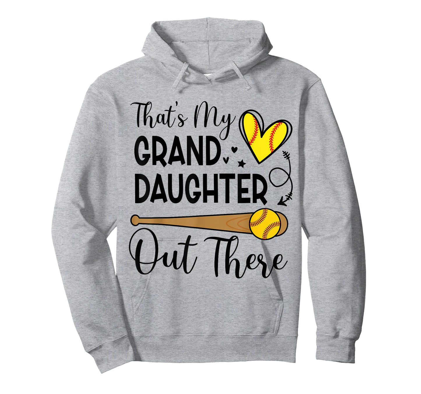 That's My Granddaughter Out There Softball Grandma Grandpa T-Shirt