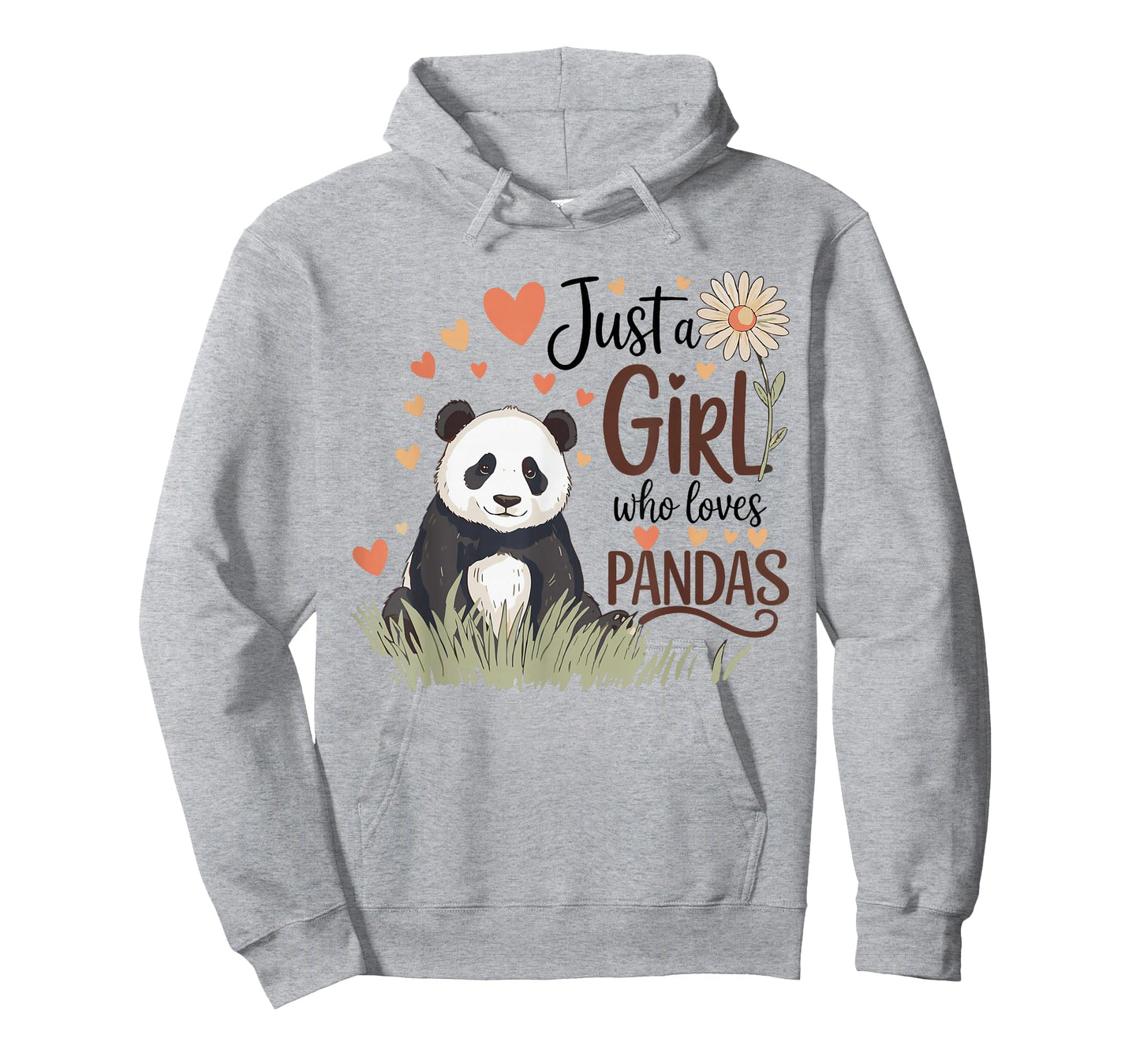 Just a Girl Who Loves Pandas Cute for Girls Women T-Shirt