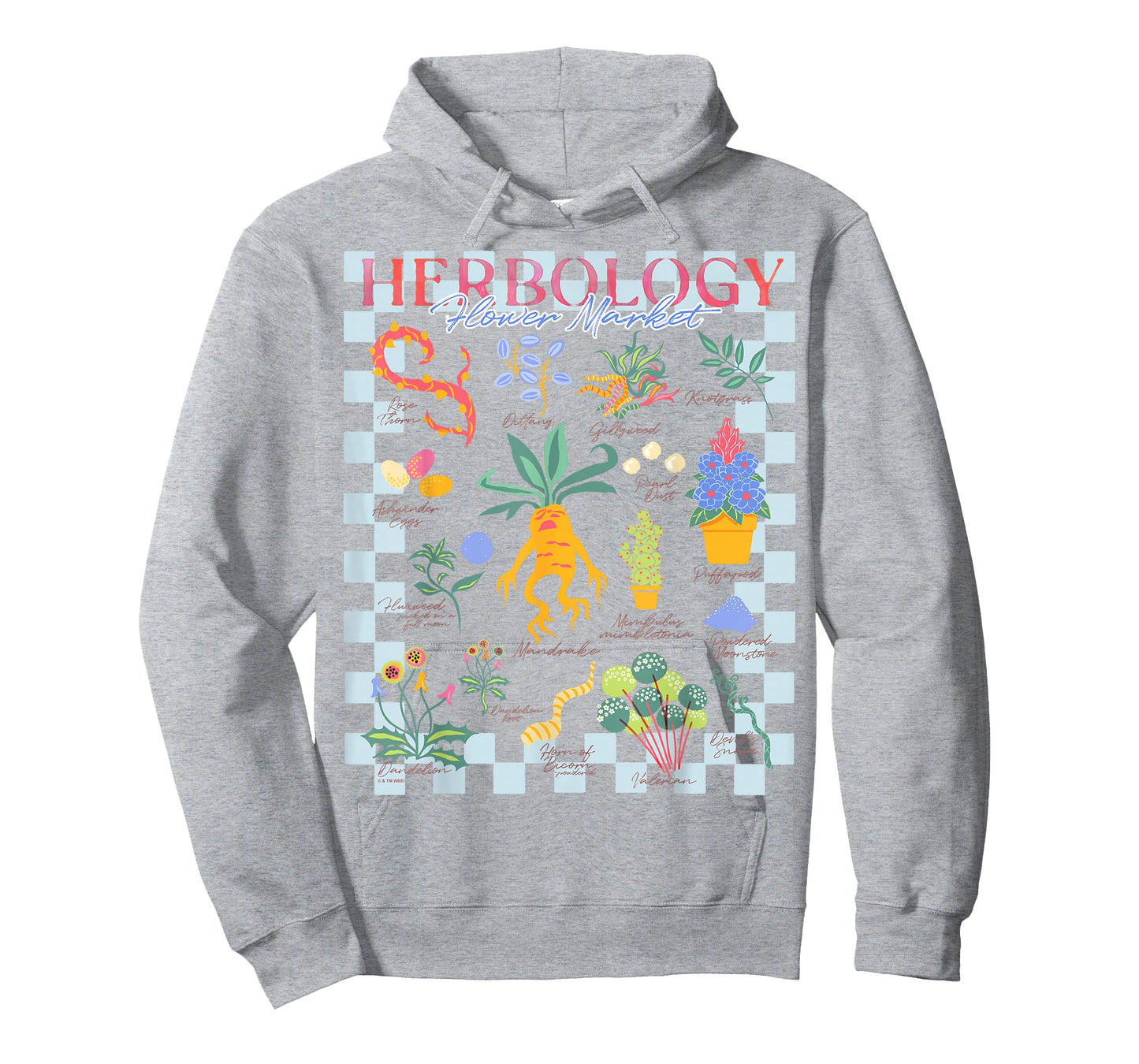 Harry Potter Herbology Flower Market Mandrake Magical Plants T-Shirt