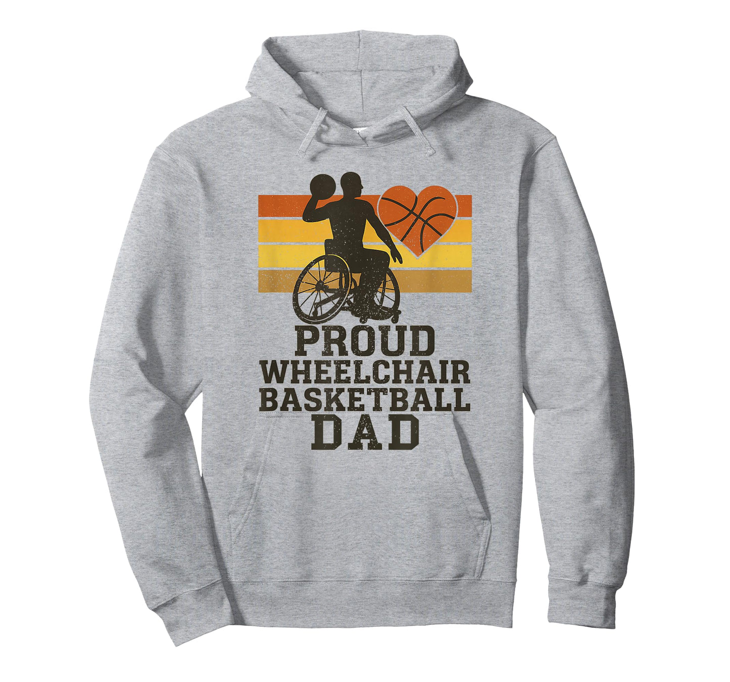 Boys Wheelchair Basketball Player Dad Proud Parent T-Shirt