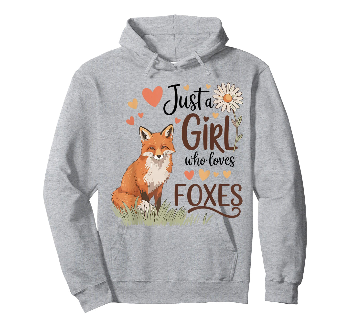 Just a Girl Who Loves Foxes Cute for Girls Women T-Shirt