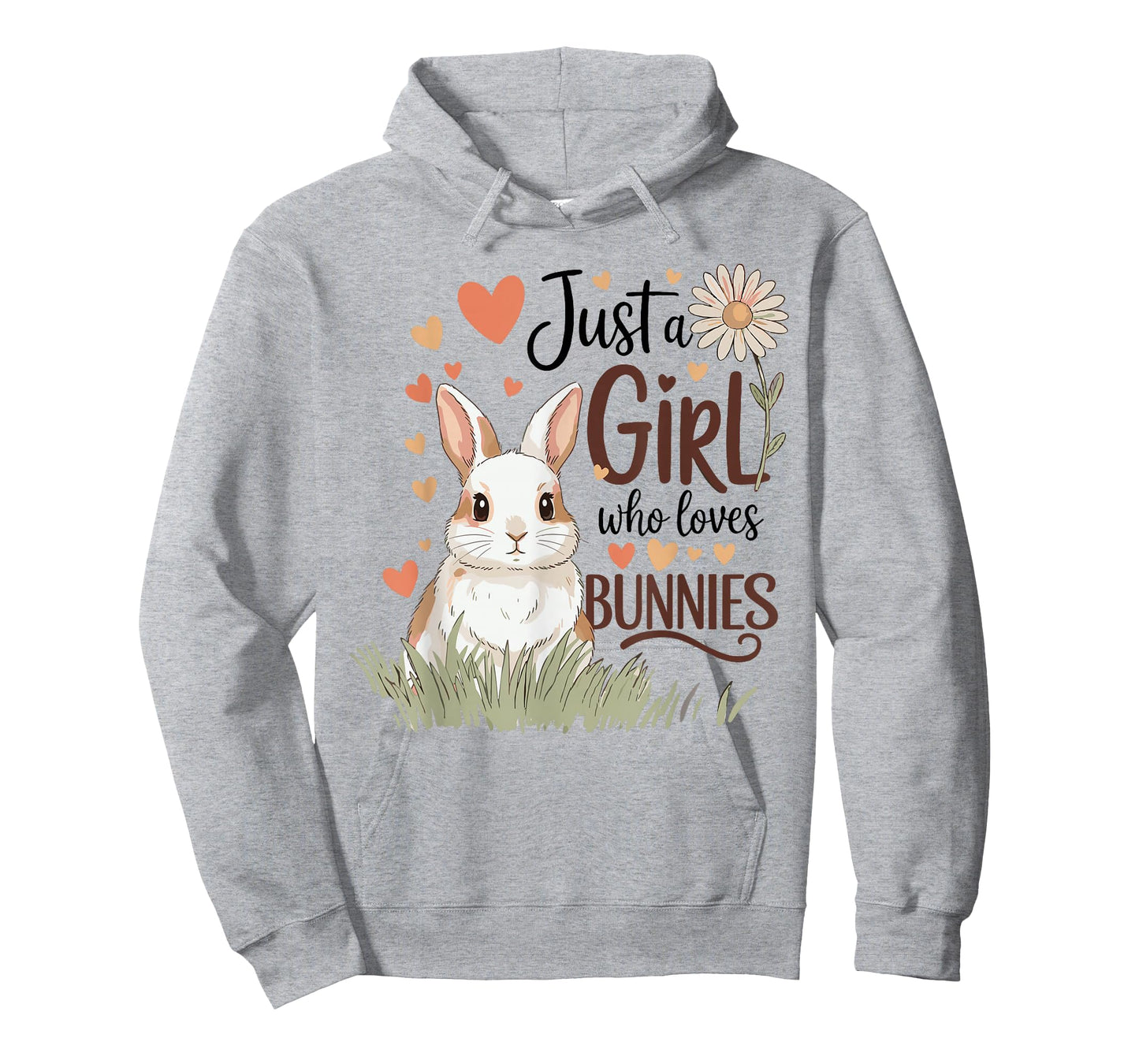 Just a Girl Who Loves Bunnies Design Cute for Girls & Women T-Shirt