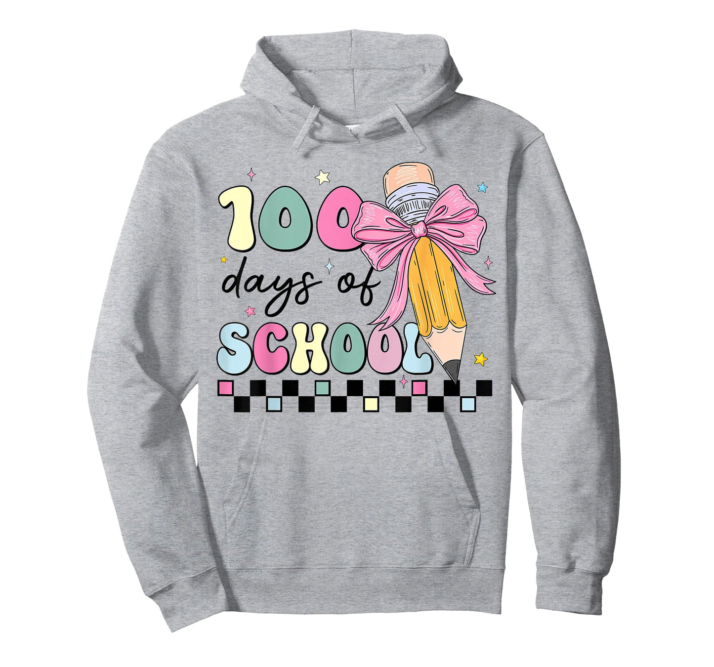 100 Days of School Shirt Girls Coquette Bow 100th Day School T-Shirt