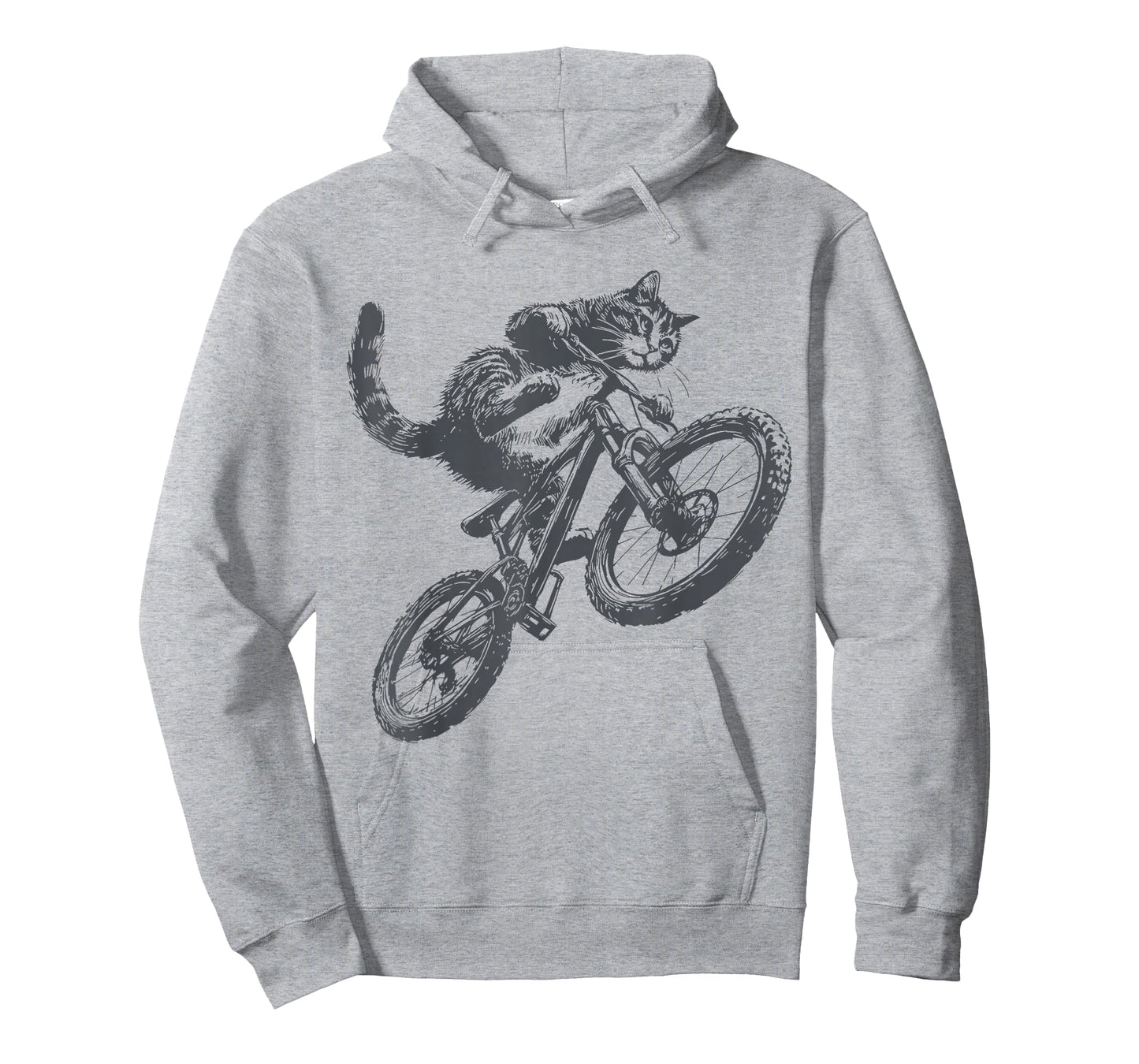 Funny Cat Riding Bicycle Kitten Mountain Bike Men Women T-Shirt