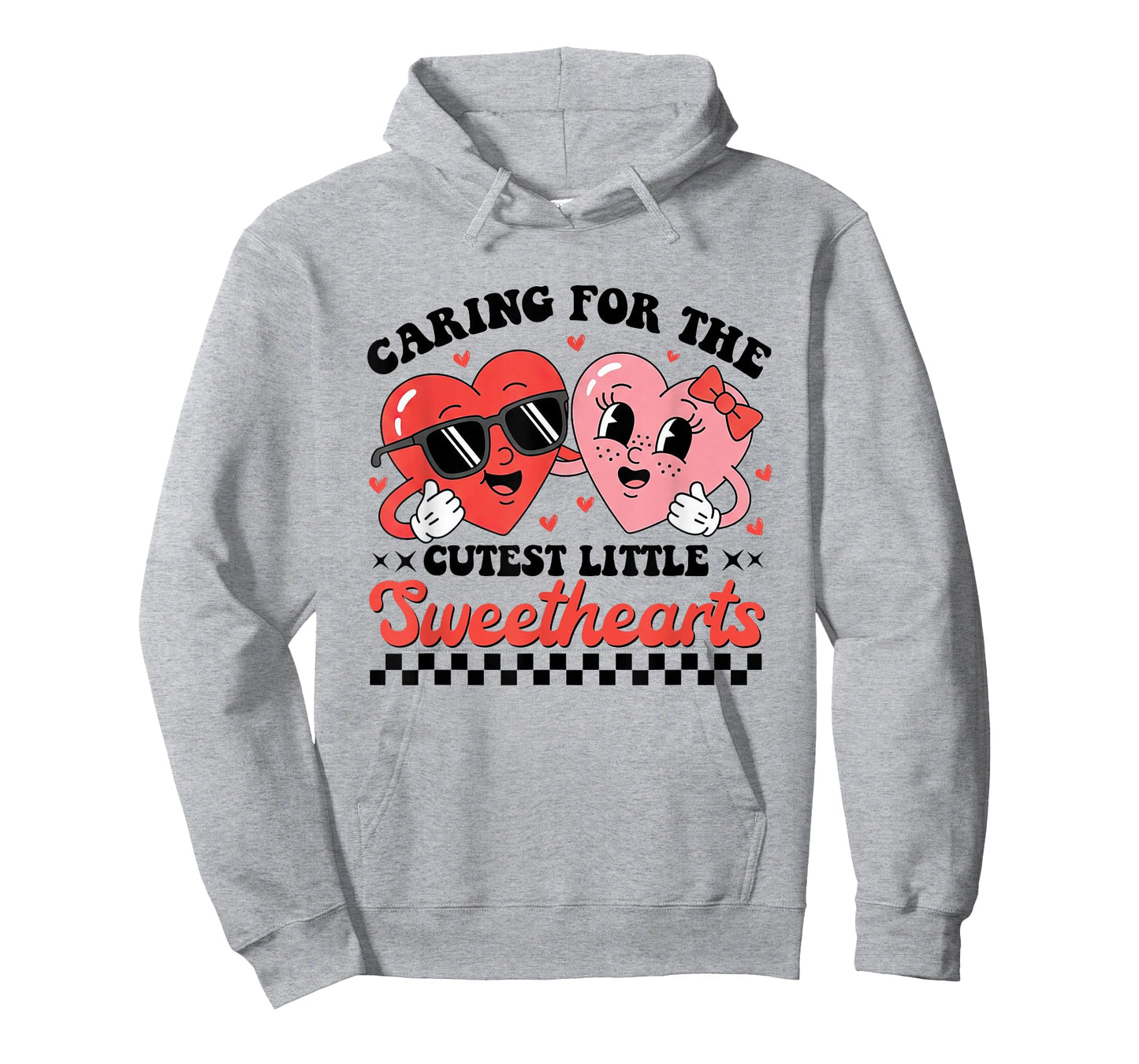 Caring for The Cutest Little Sweathearts Valentines Nurse T-Shirt