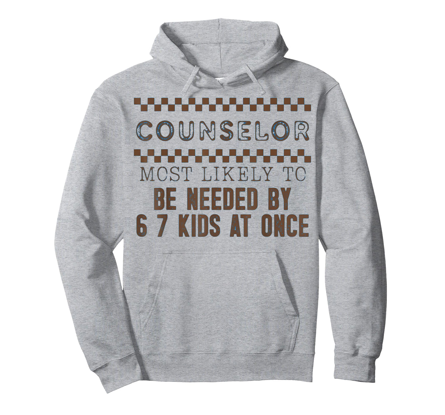 Counselor Most Likely to Be Needed by 6 7 Kids at Once T-Shirt