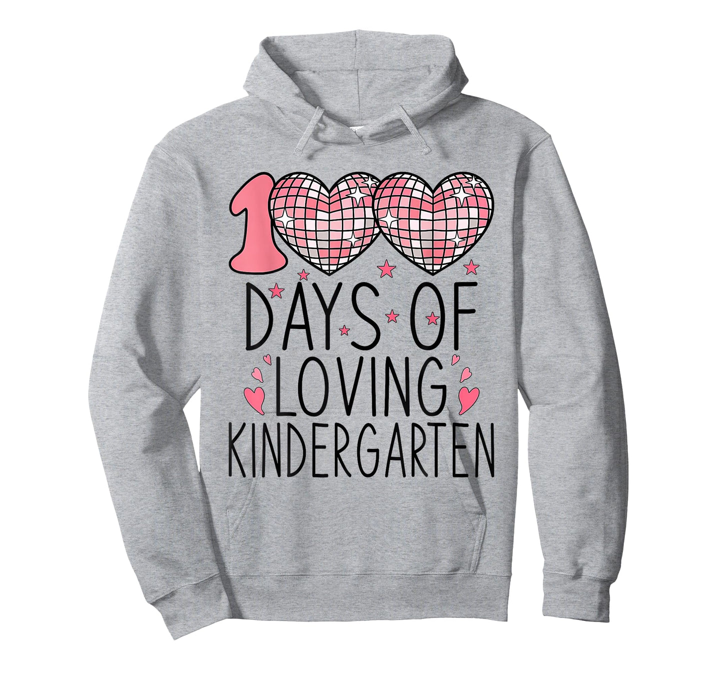 100 Days of Loving Kindergarten Heart 100th Day of School T-Shirt